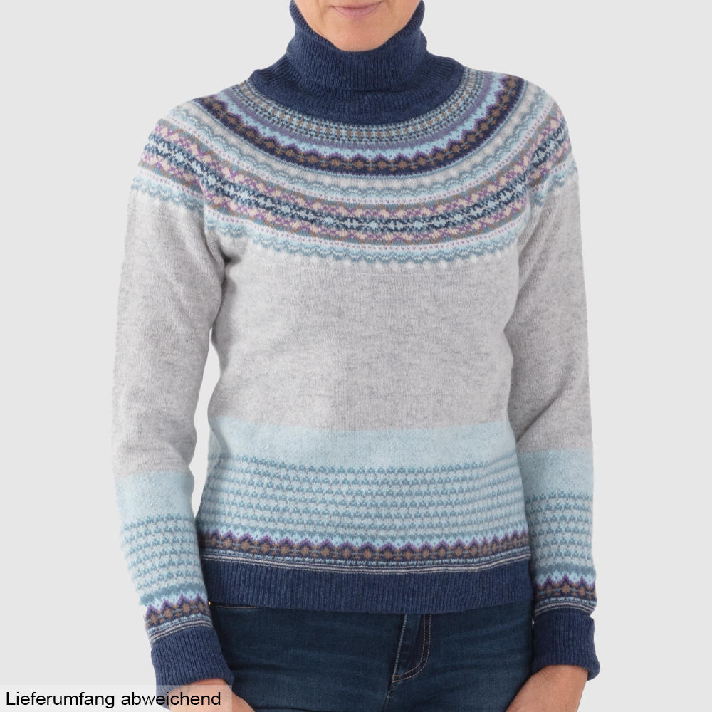 Eribé Fair Isle Ladies Turtleneck Sweater