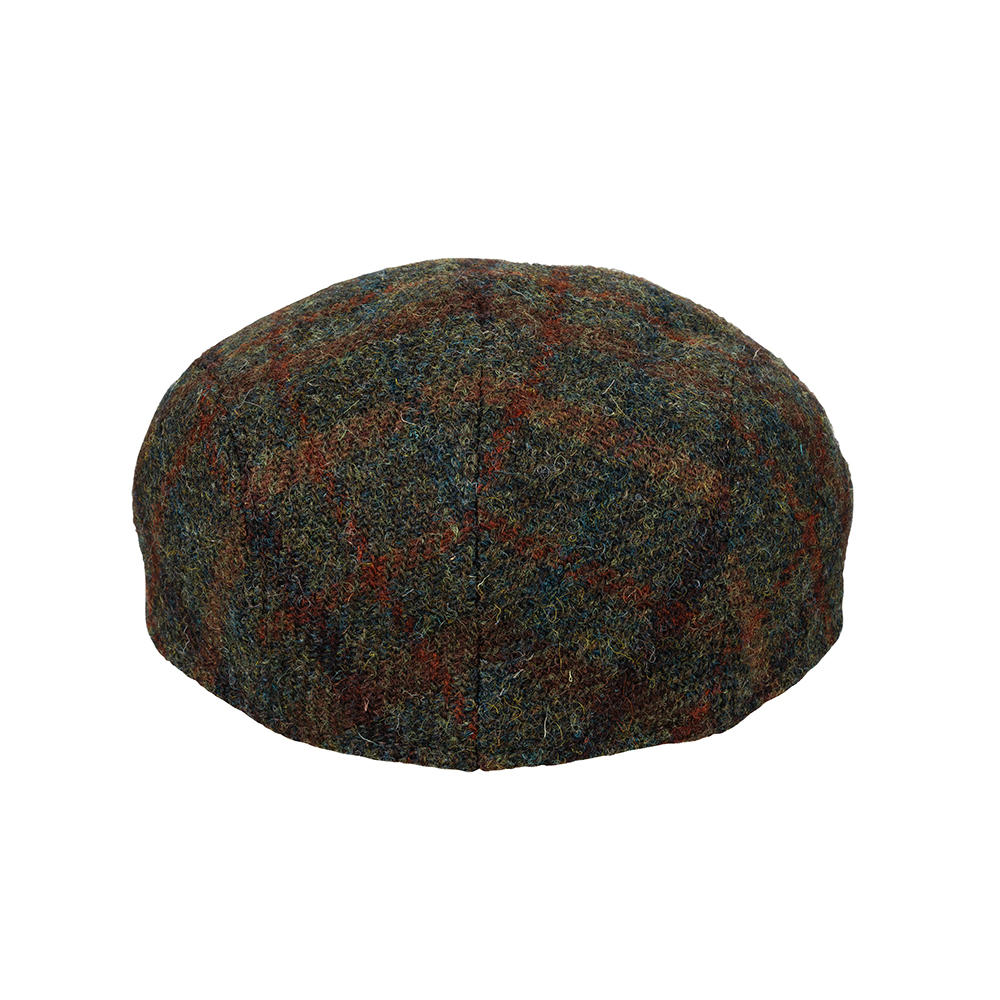Mütze Harris-Tweed, grün/braun