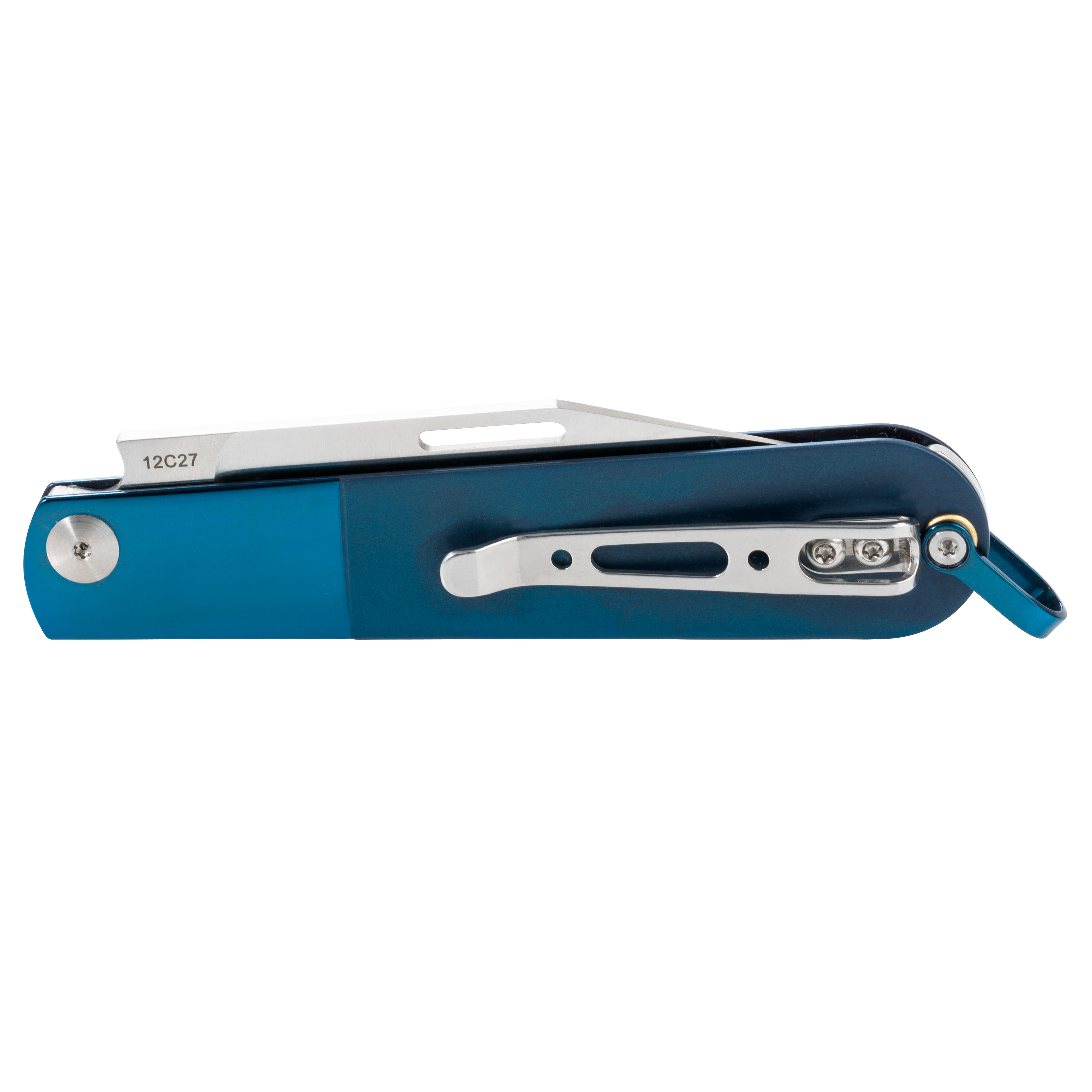 Real Steel® Barlow RB-3 Folding Knife, Clip Point, Blue