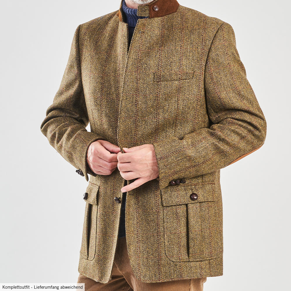 Herren Tweed-Jagdsakko, grün