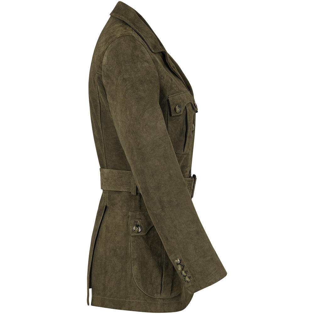 Damen Leder-Safari Jacke »Diplomate Lady«