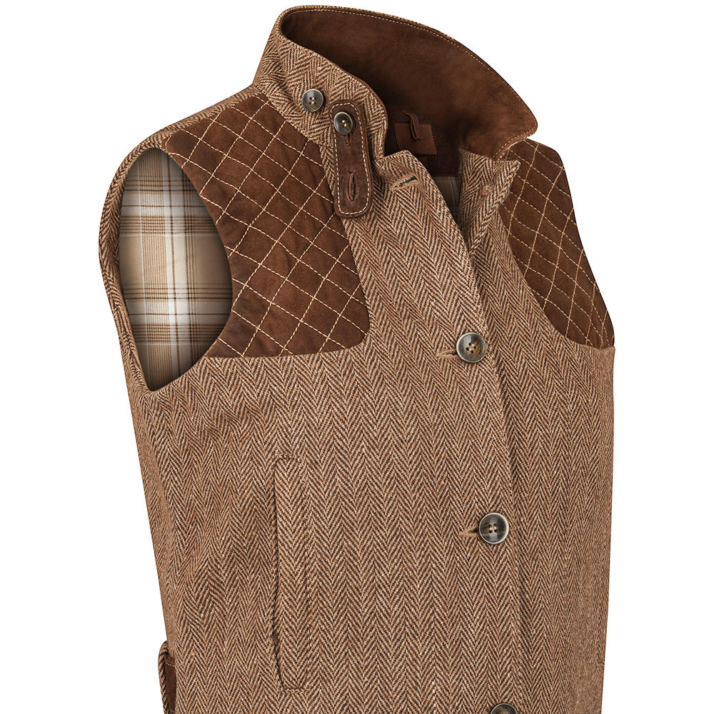 Gilet de chasse pour femme » Shooter Tweed Lady «