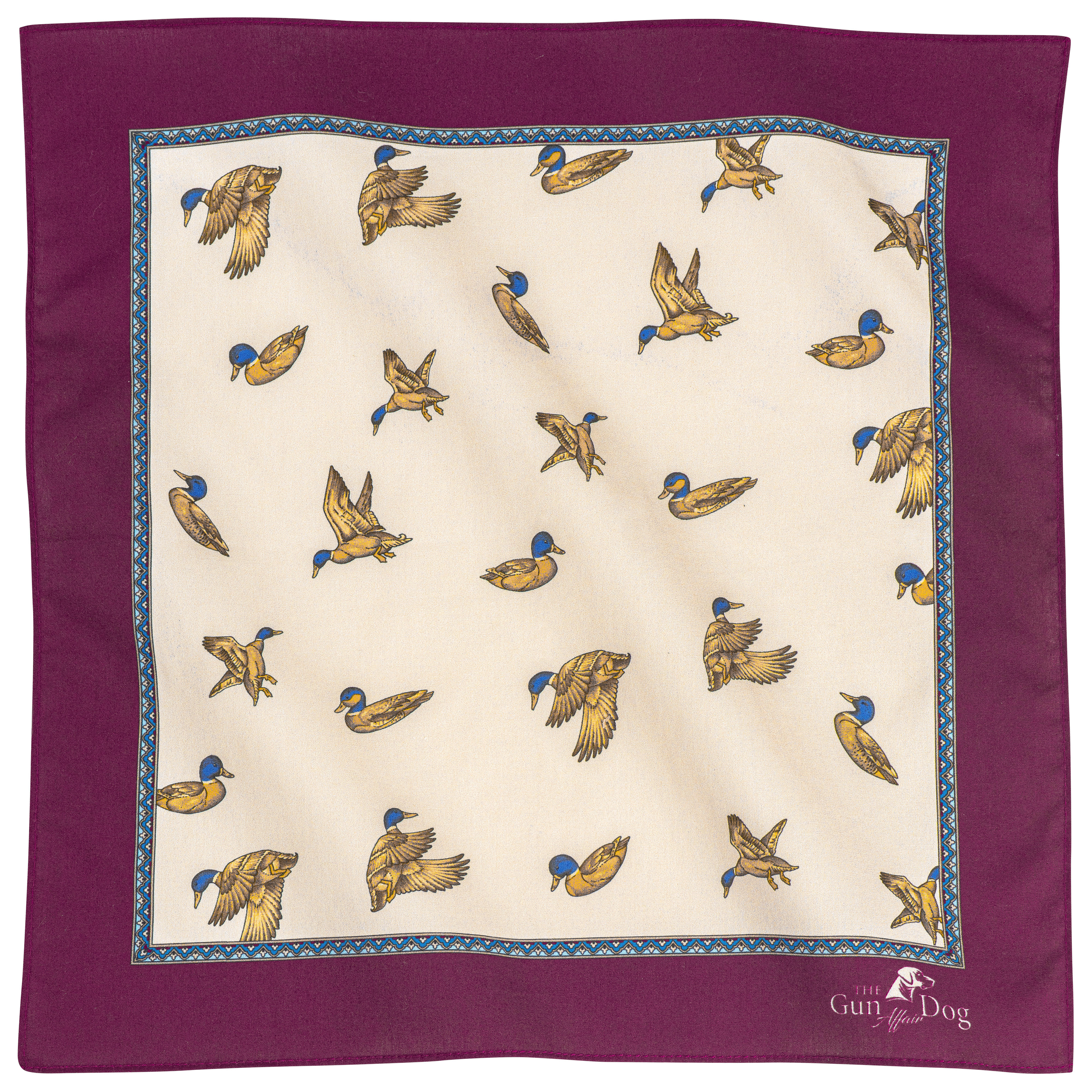 Mouchoir The GunDog Affair » Canard «, 33 x 33 cm