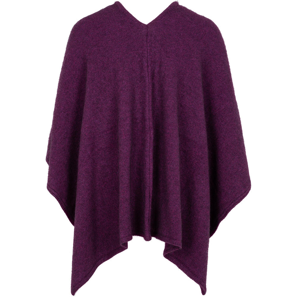 Damen Poncho Merino-Possum