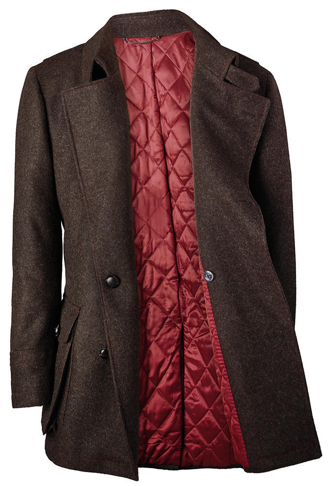 Herren-Lodenjacke, dunkelbraun