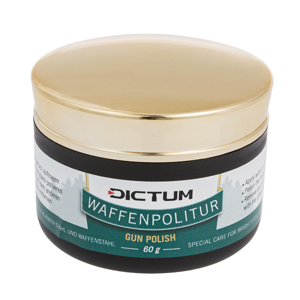 DICTUM® Gun Polish, 60 g, Set, incl. 2 Microfibre Cloths