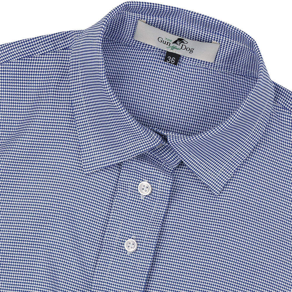 Ladies' Blouse, Vichy Check, Blue/White