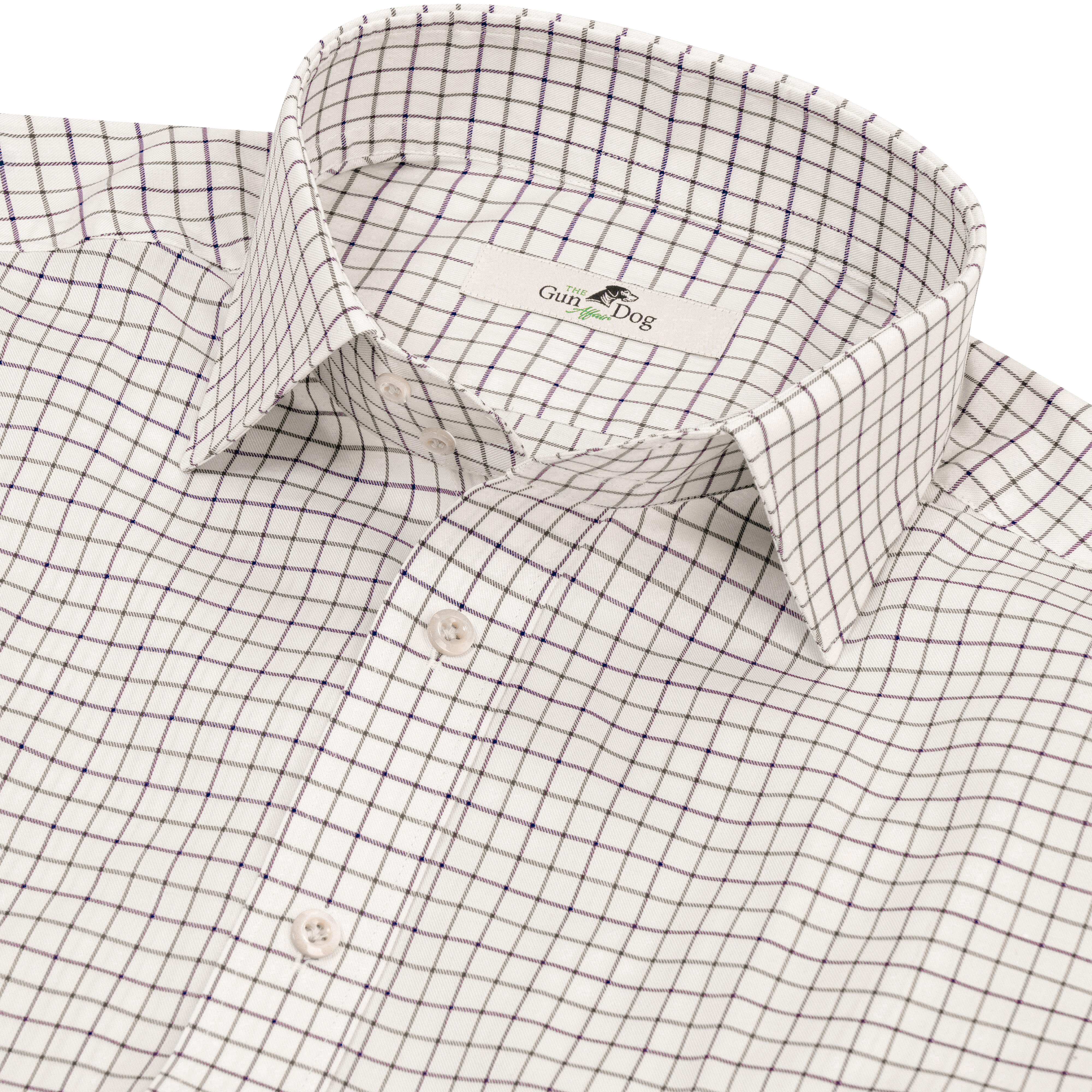 The GunDog Affair Herrenhemd »Collin«, Twill, beige/blau/braun