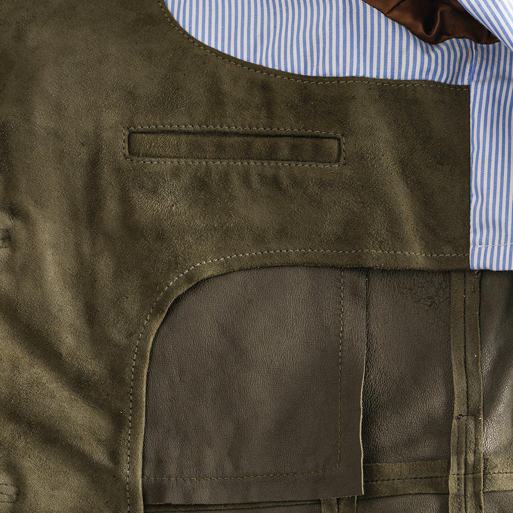 Damen Leder-Safari Jacke »Diplomate Lady«