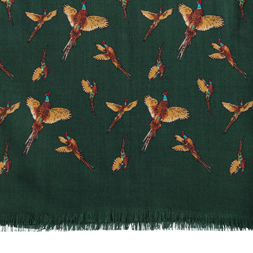 Hunting Scarf, Pheasant, 175 x 68 cm