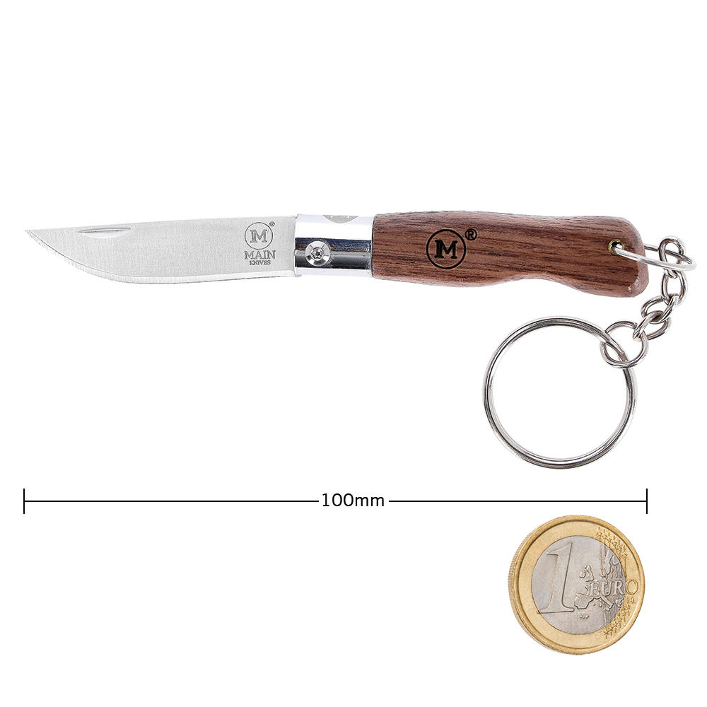 MAIN Klappmesser »Mini Line«, Walnuss, Normalklinge