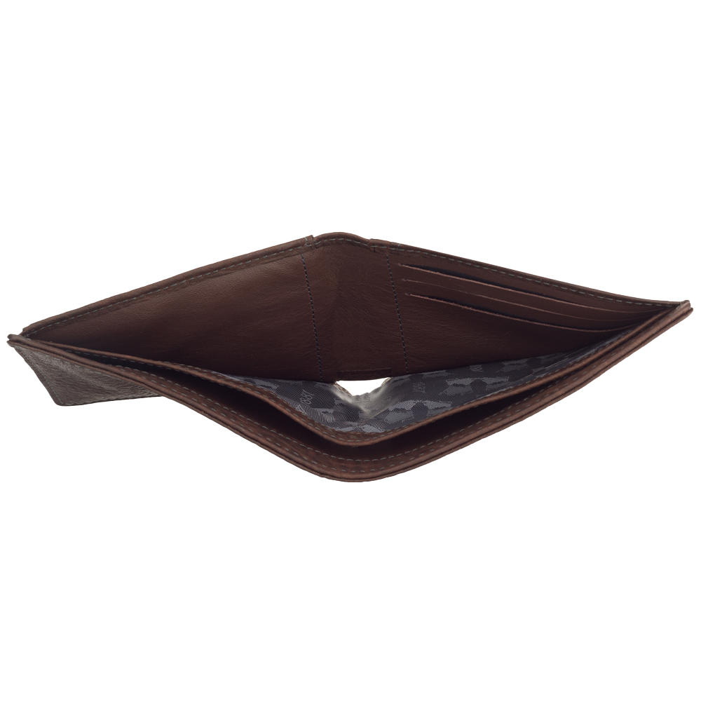 Braun Büffel YAK Wallet 4+3CS, Dark Brown