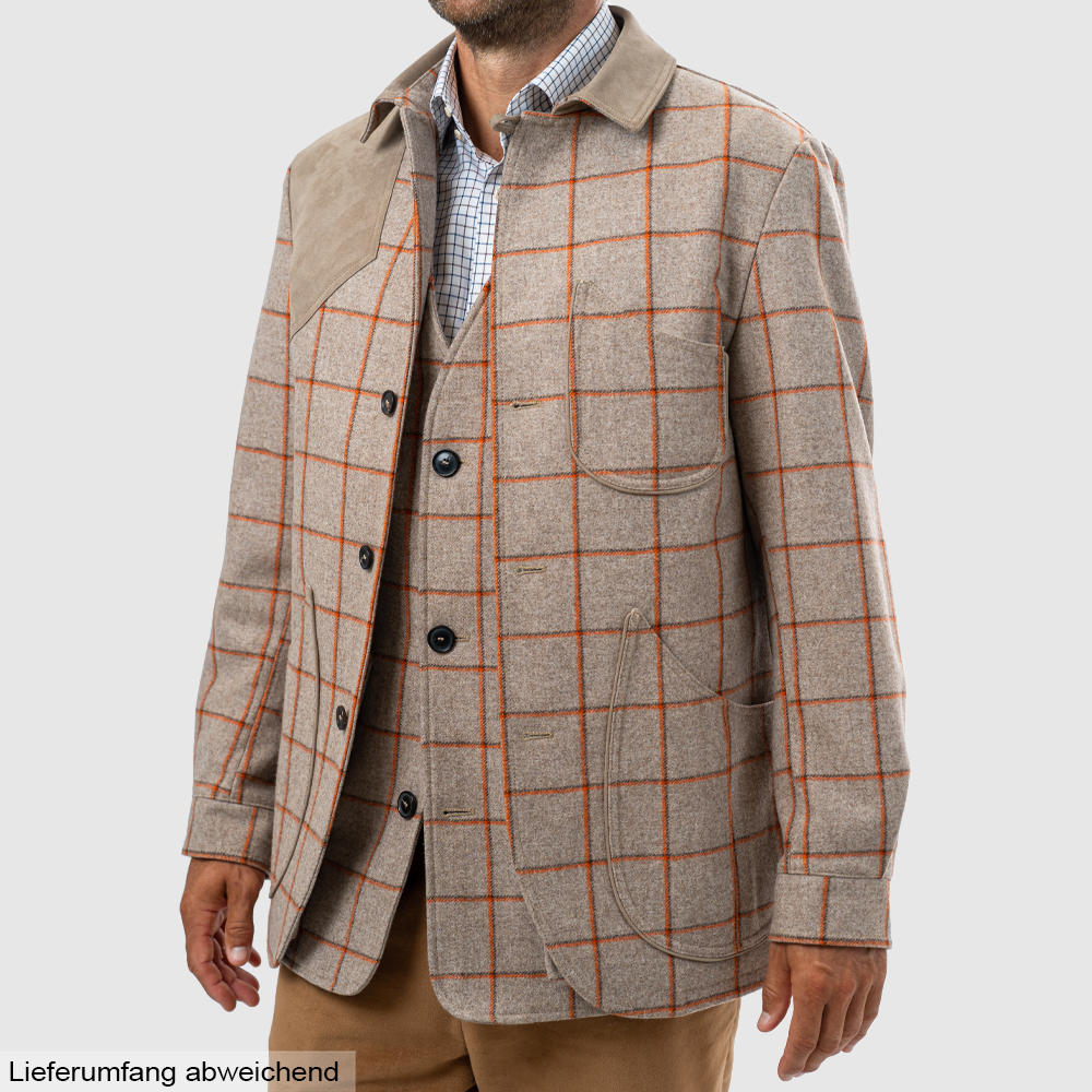 Veste de tir pour homme The GunDog Affair » Mersey «, beige/orange