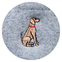 grey (motif: Vizla)