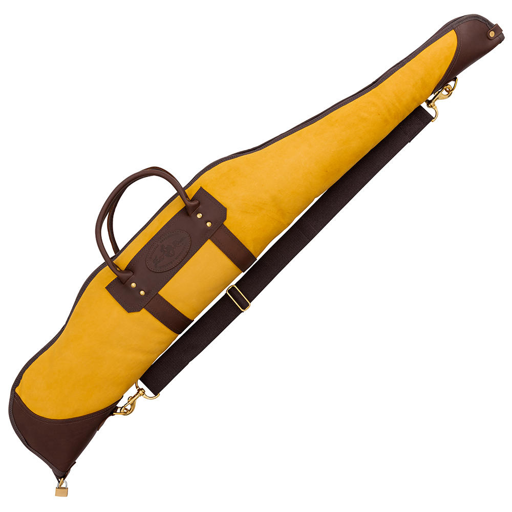 Fourreau pour fusil Frost River, cuir de cerf (à lunettes), tanné, taille 120 cm