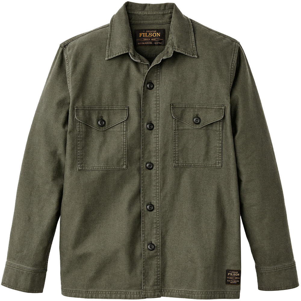 Filson Clarkston Jac-Shirt, Surplus Green