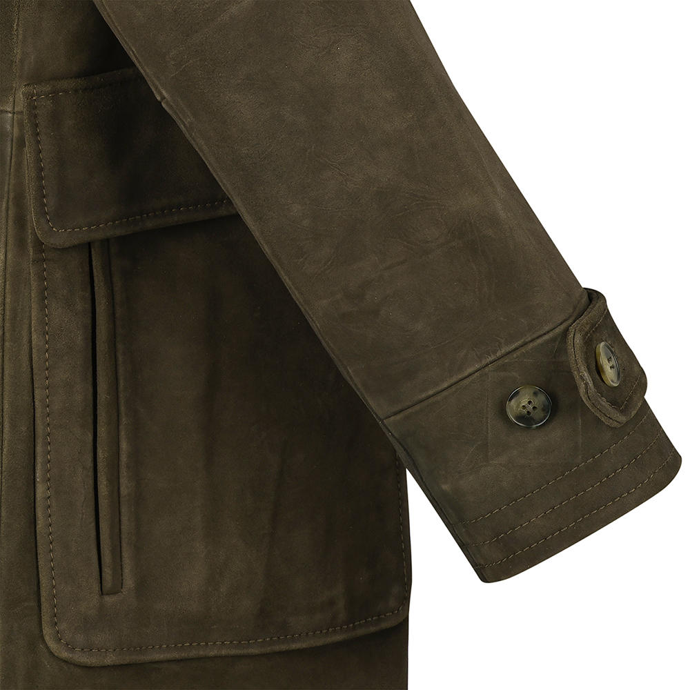 Herren Leder-Duffle Coat »Marshal«