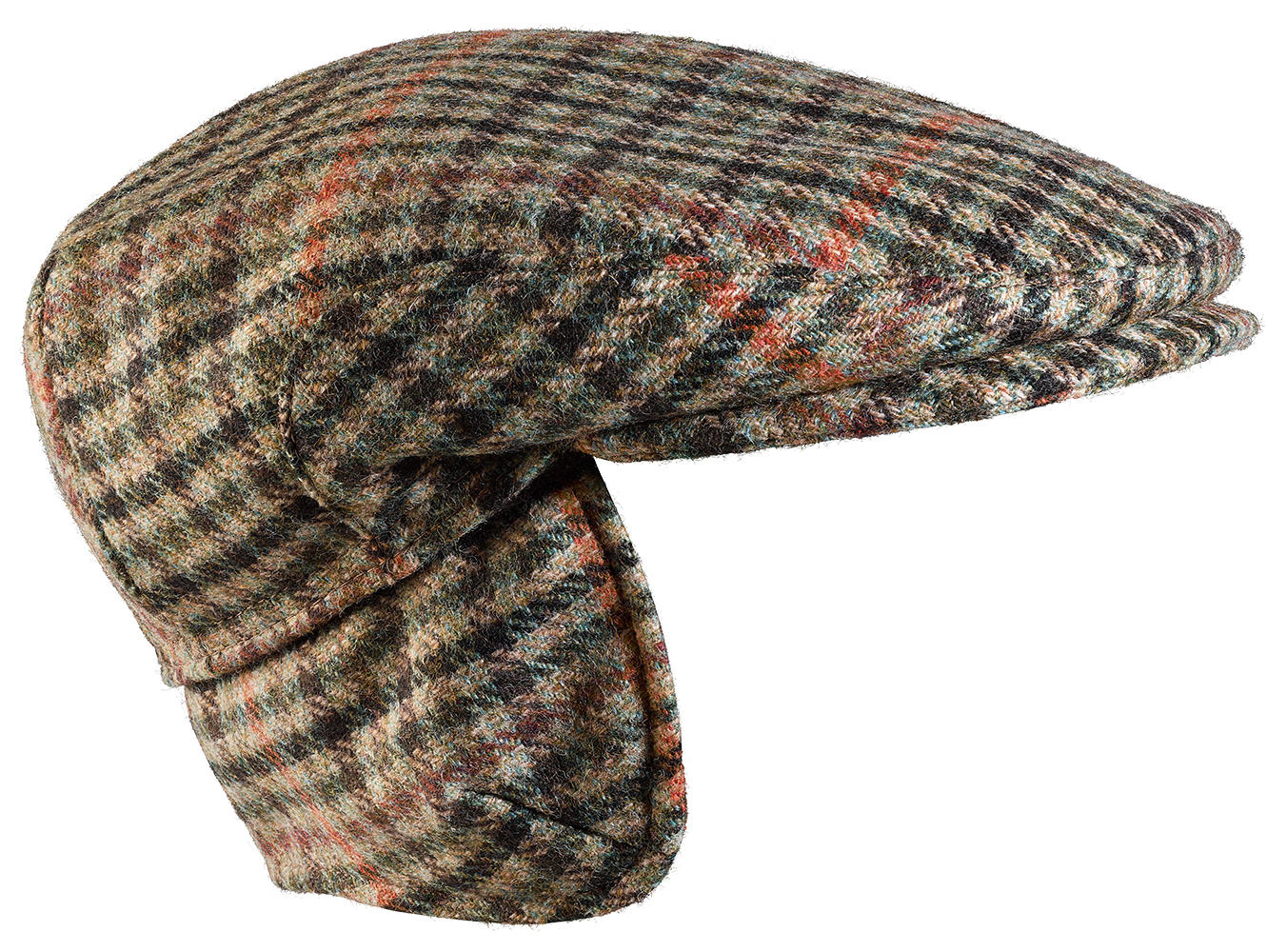 Cap, Tweed, Chequered