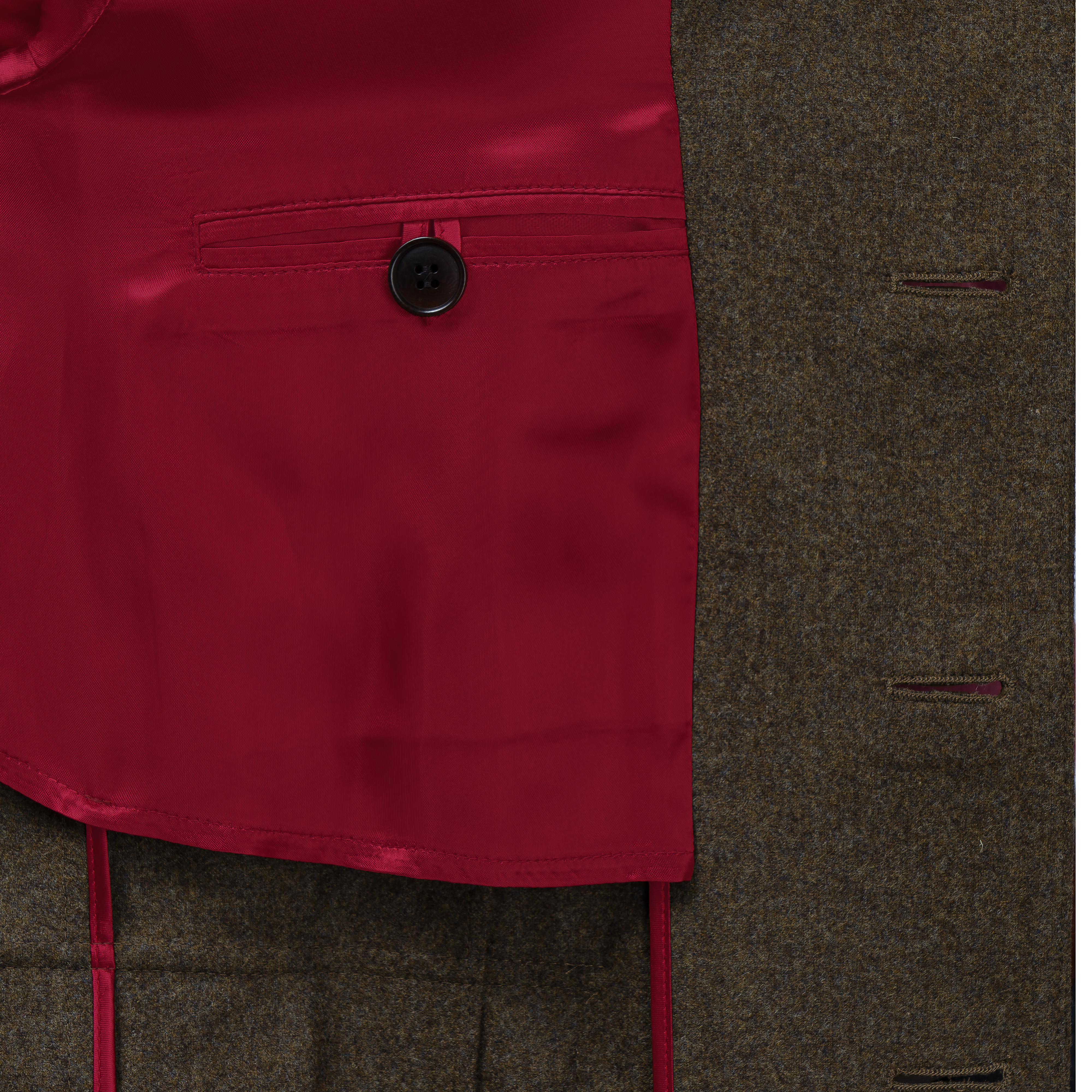 Veste de costume pour homme VON DÖRNBERG » Kent «, loden/chamoisé