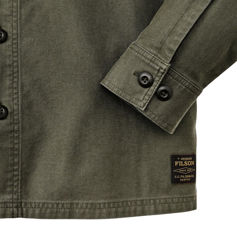 Filson Clarkston Jac-Shirt, Surplus Green