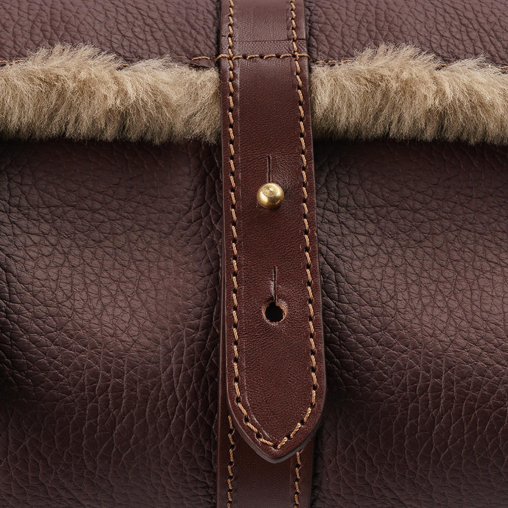 Manchon chauffant en cuir Alexandre Mareuil,