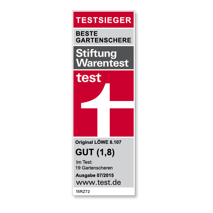 Löwe® 8 Amboss-Schere, mit gebogener Klinge