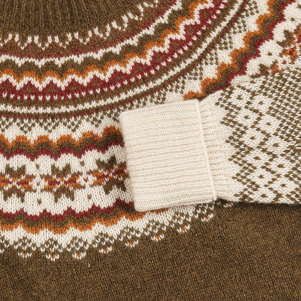 Damen Fair Isle-Pullover Winter