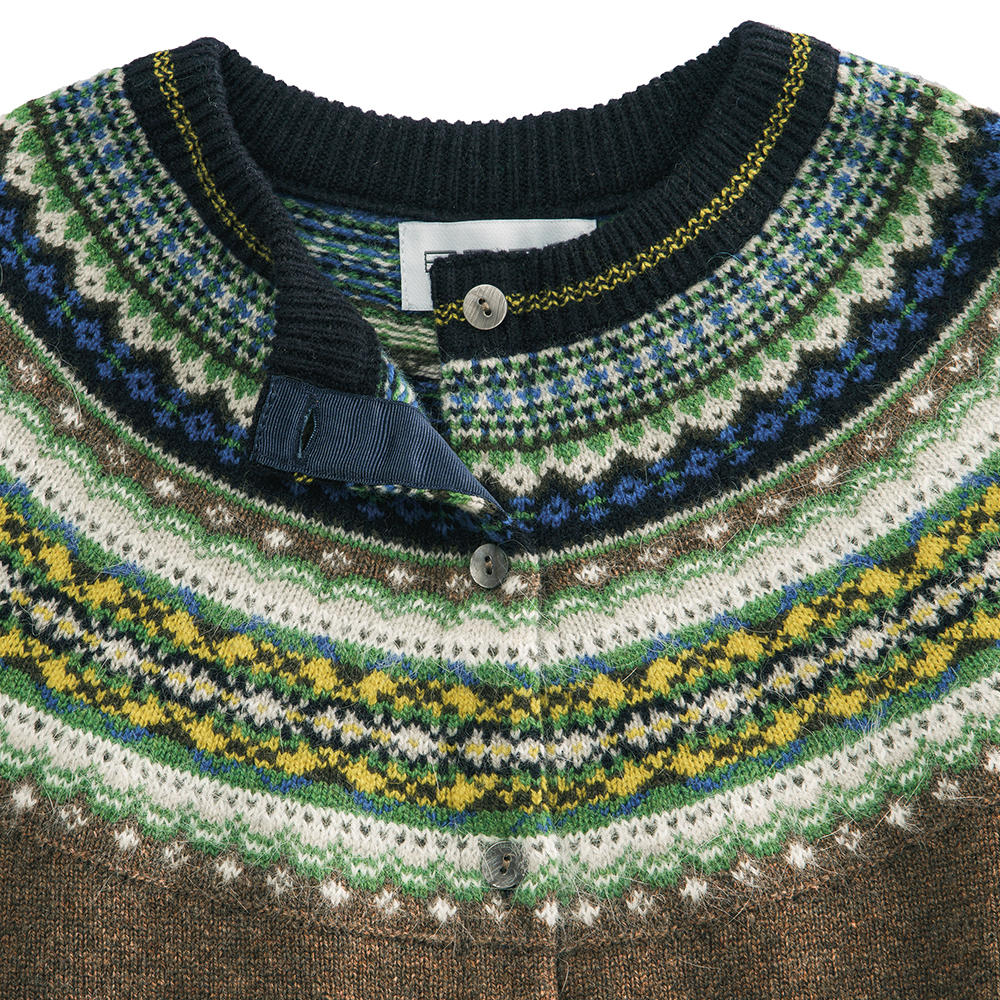 Cardigan pour femme Eribé Fair Isle