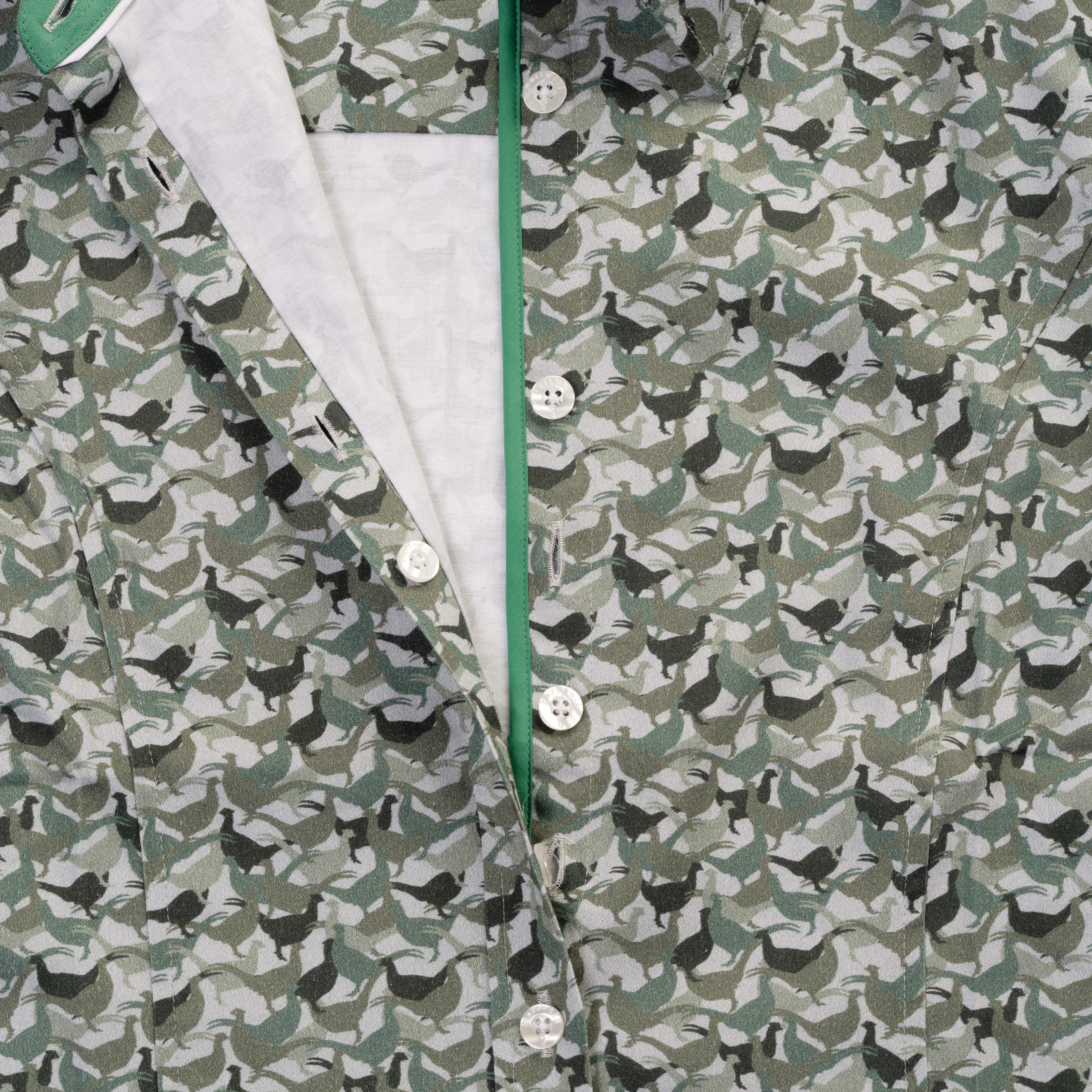 Hartwell »Layla« Ladies’ Blouse, Green, Pheasants