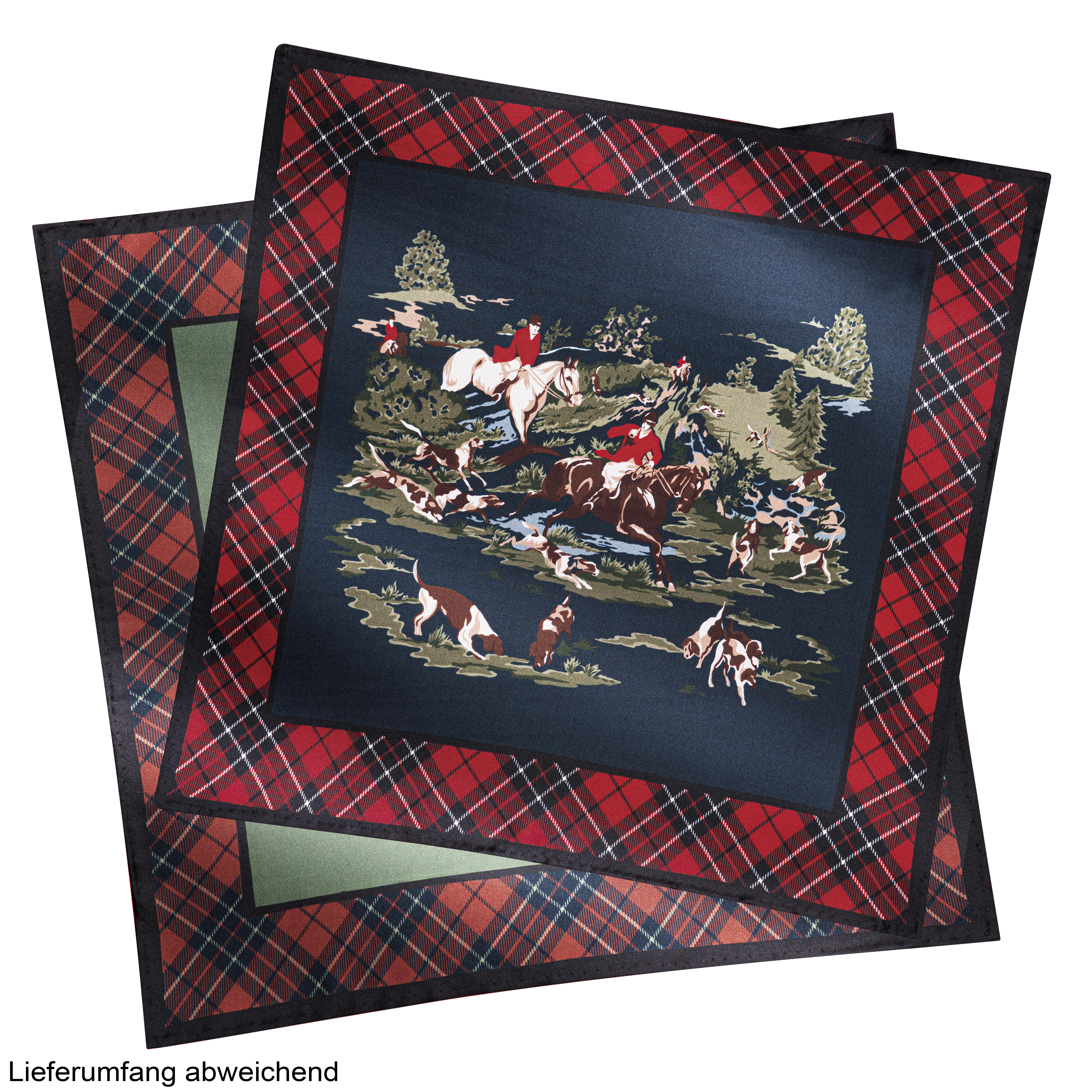 The GunDog Affair Silk Pochette »Horse & Hounds«