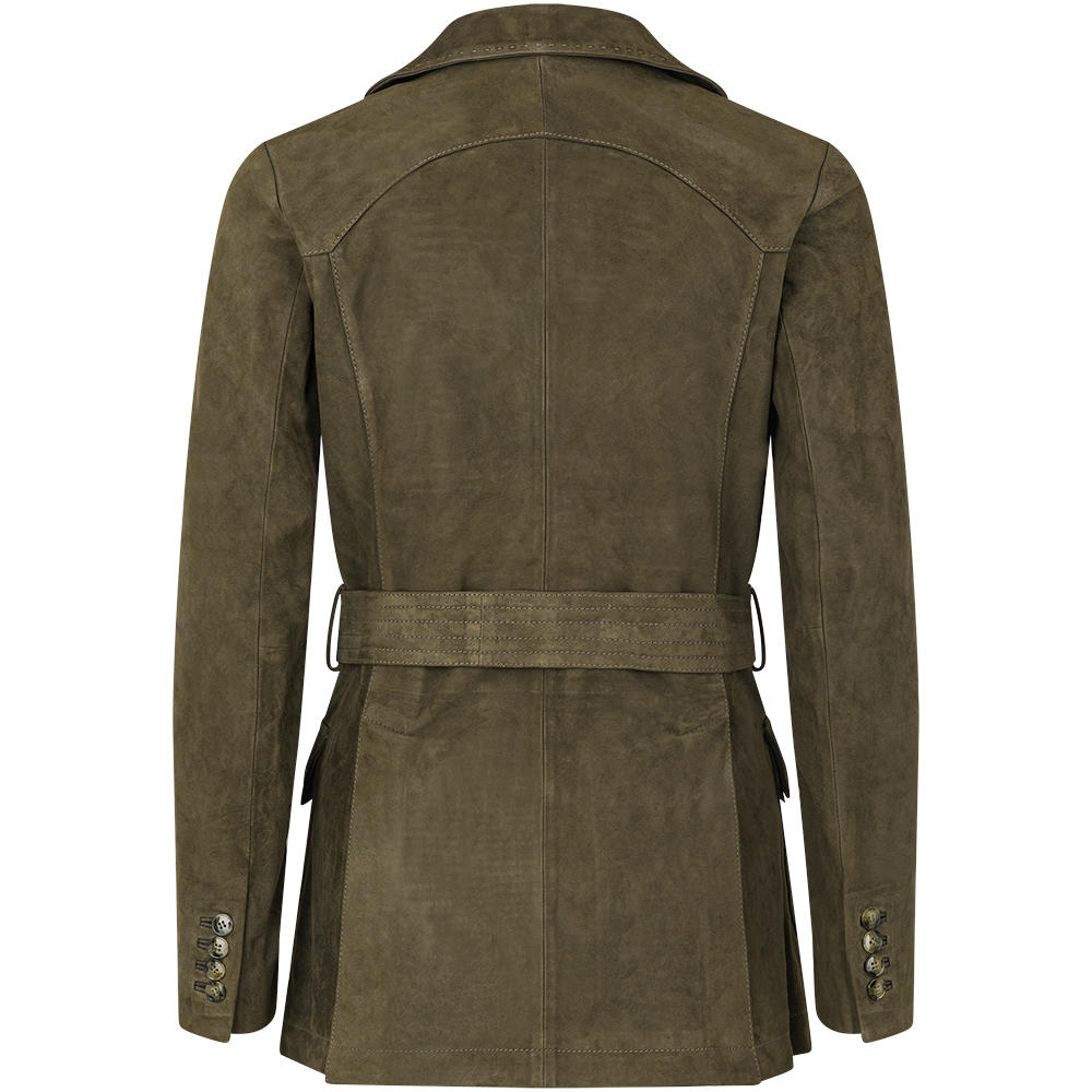 Damen Leder-Safari Jacke »Diplomate Lady«