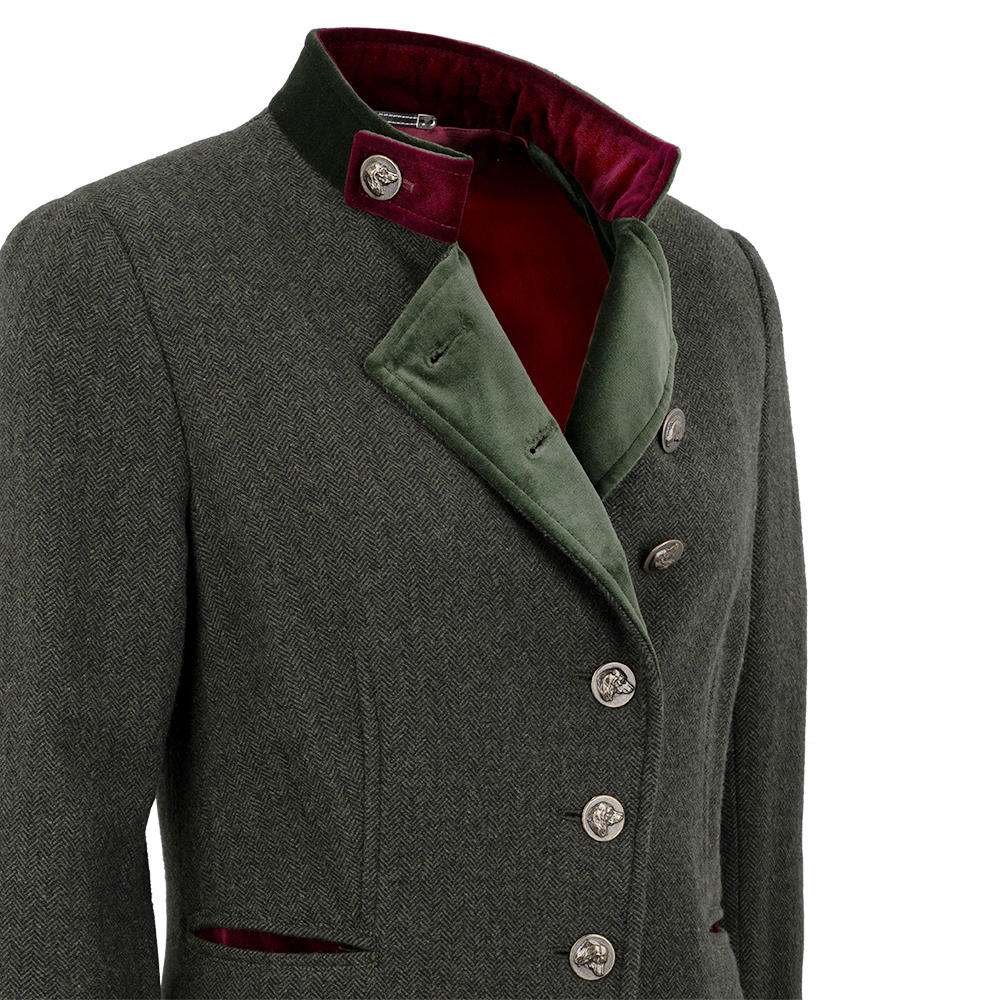 von Dörnberg, Damen Gehrock Eleonora, Cashmere-Fischgrat