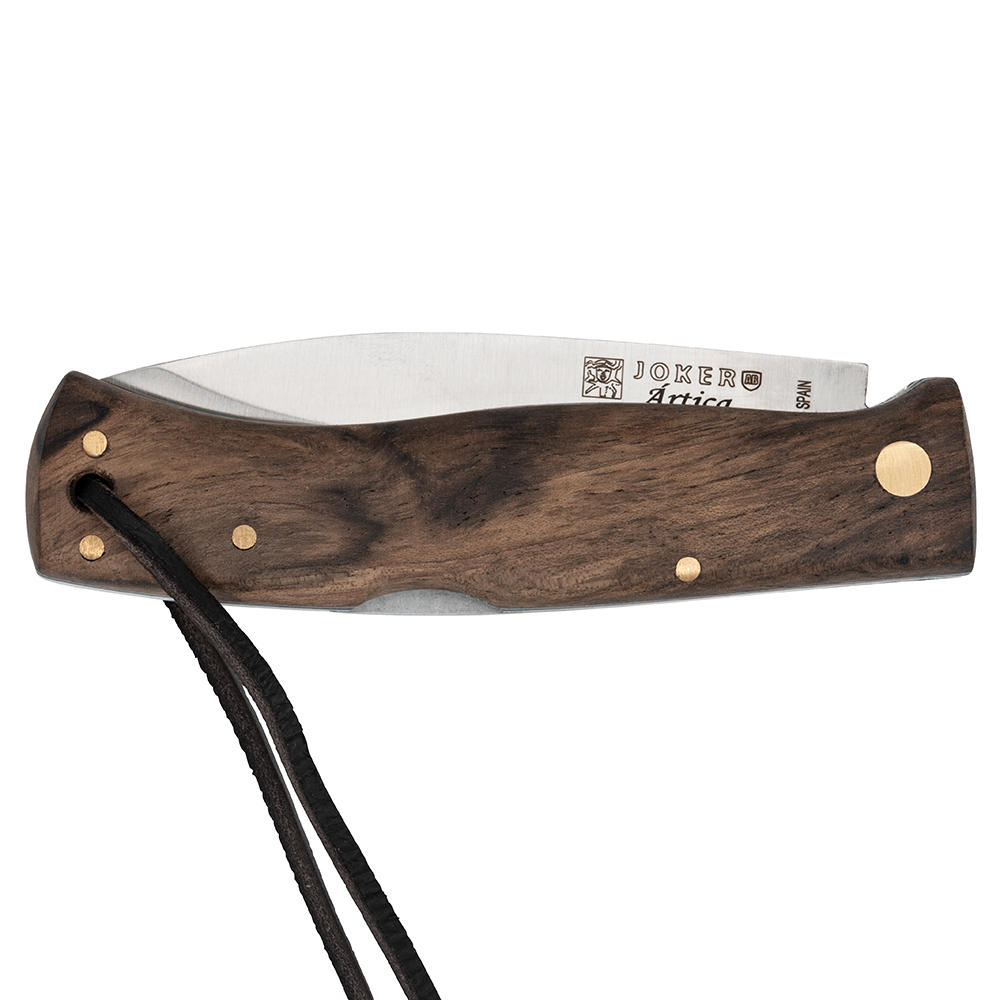 Couteaux pliants Joker™ » Artica «, émouture scandinave, noyer