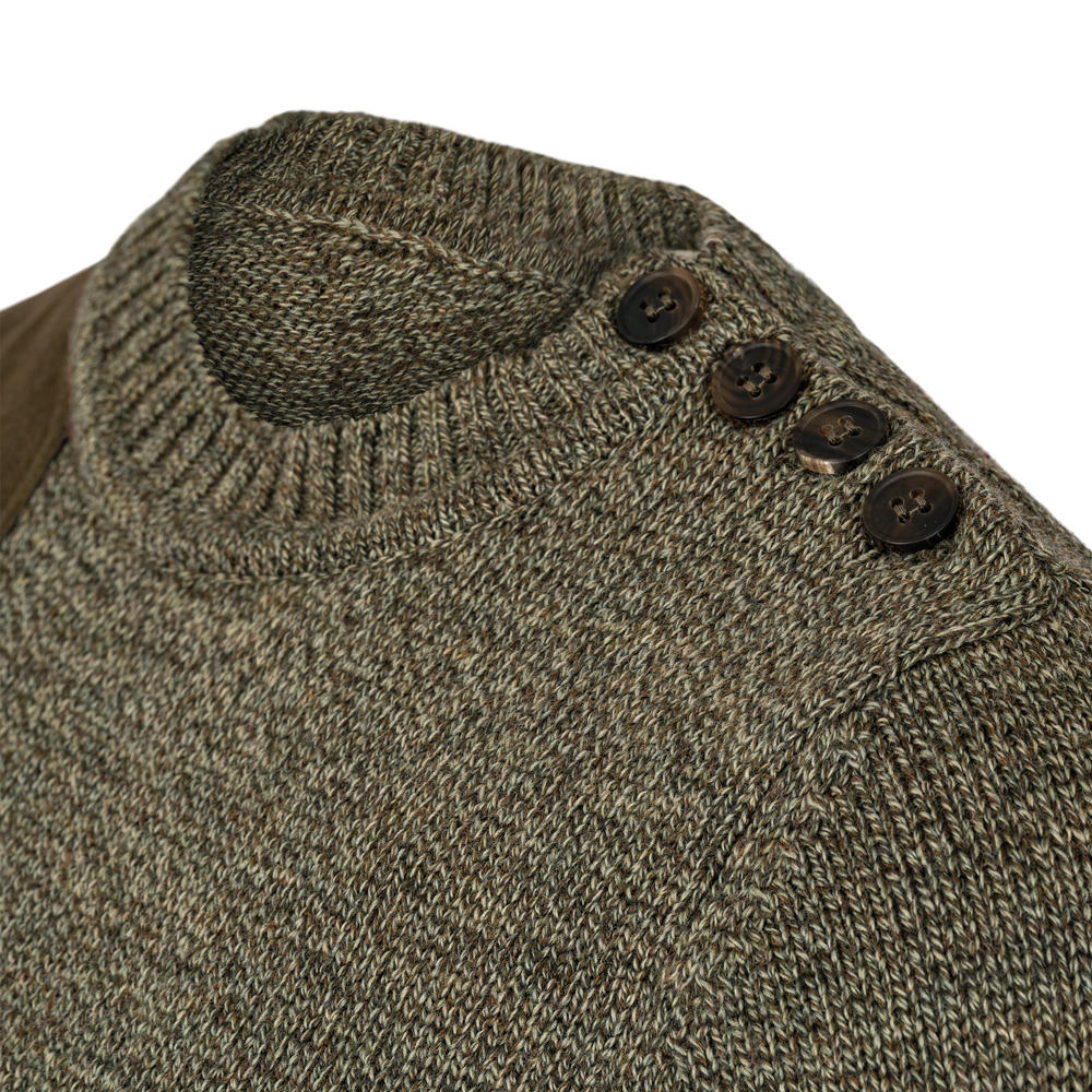 Purdey Damen Schießpullover, One Shoulder, grün