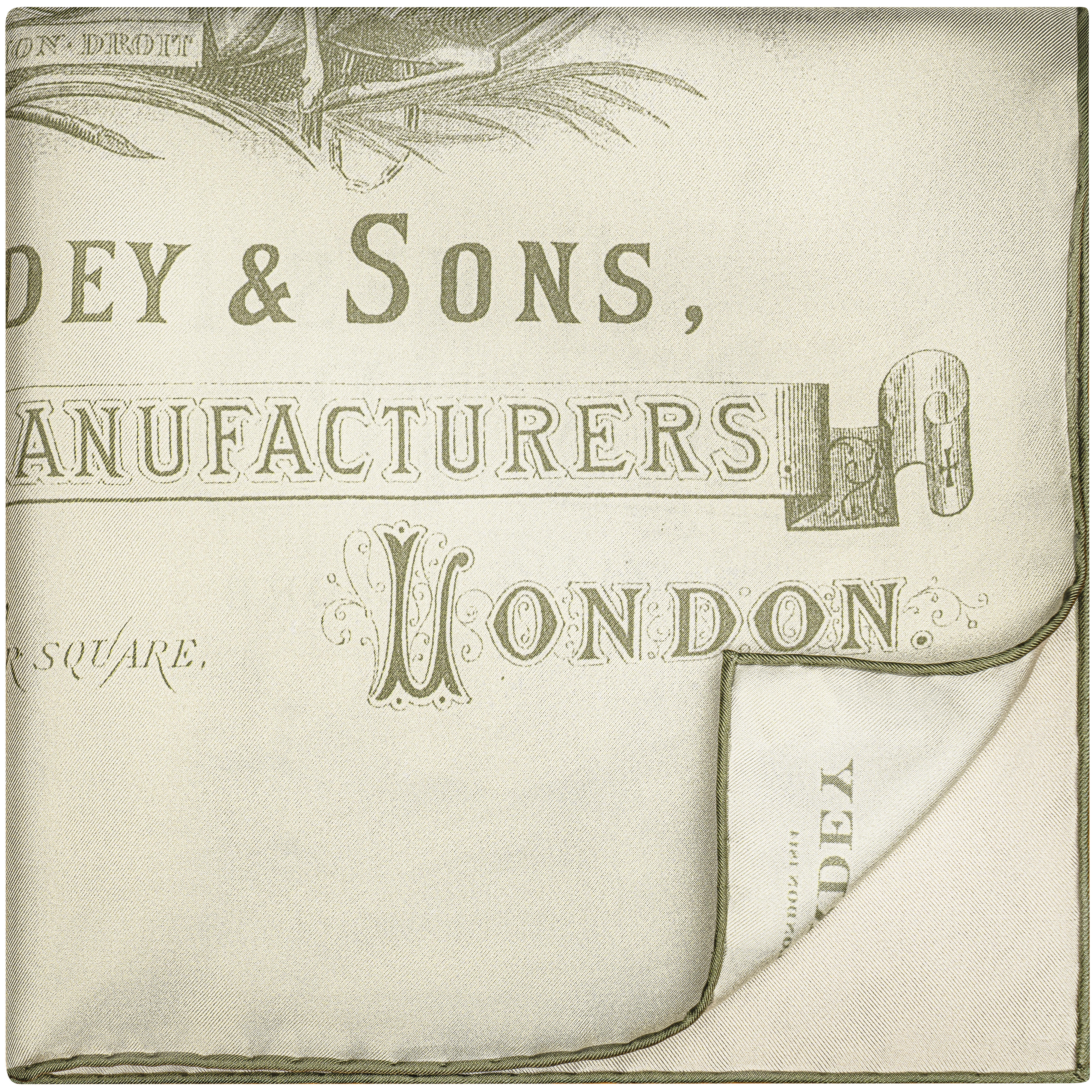 Pochette Purdey » Oxford Street «, écru
