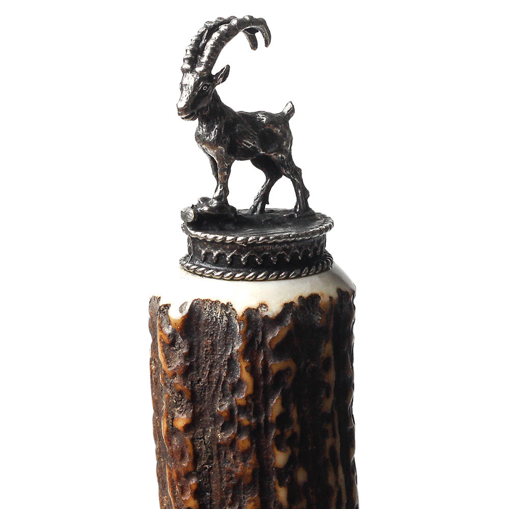 Flasque avec motif » Bouquetin «