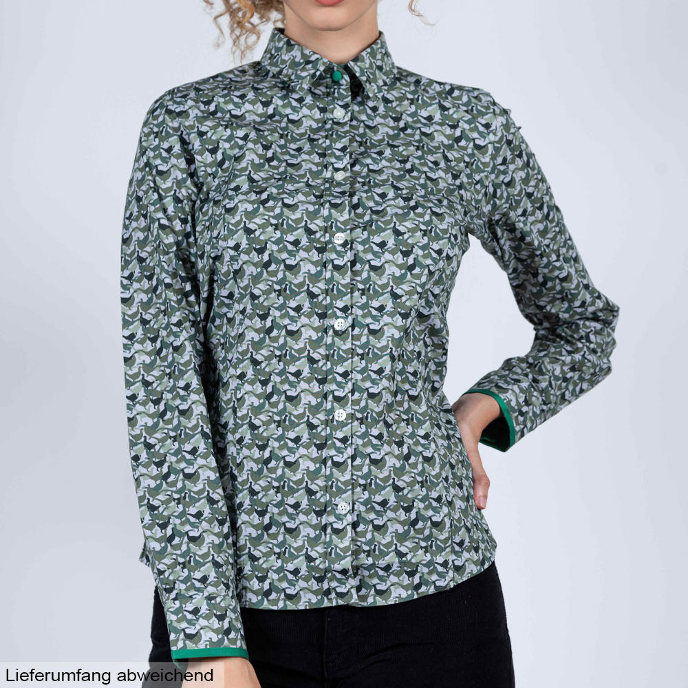 Hartwell »Layla« Ladies’ Blouse, Green, Pheasants
