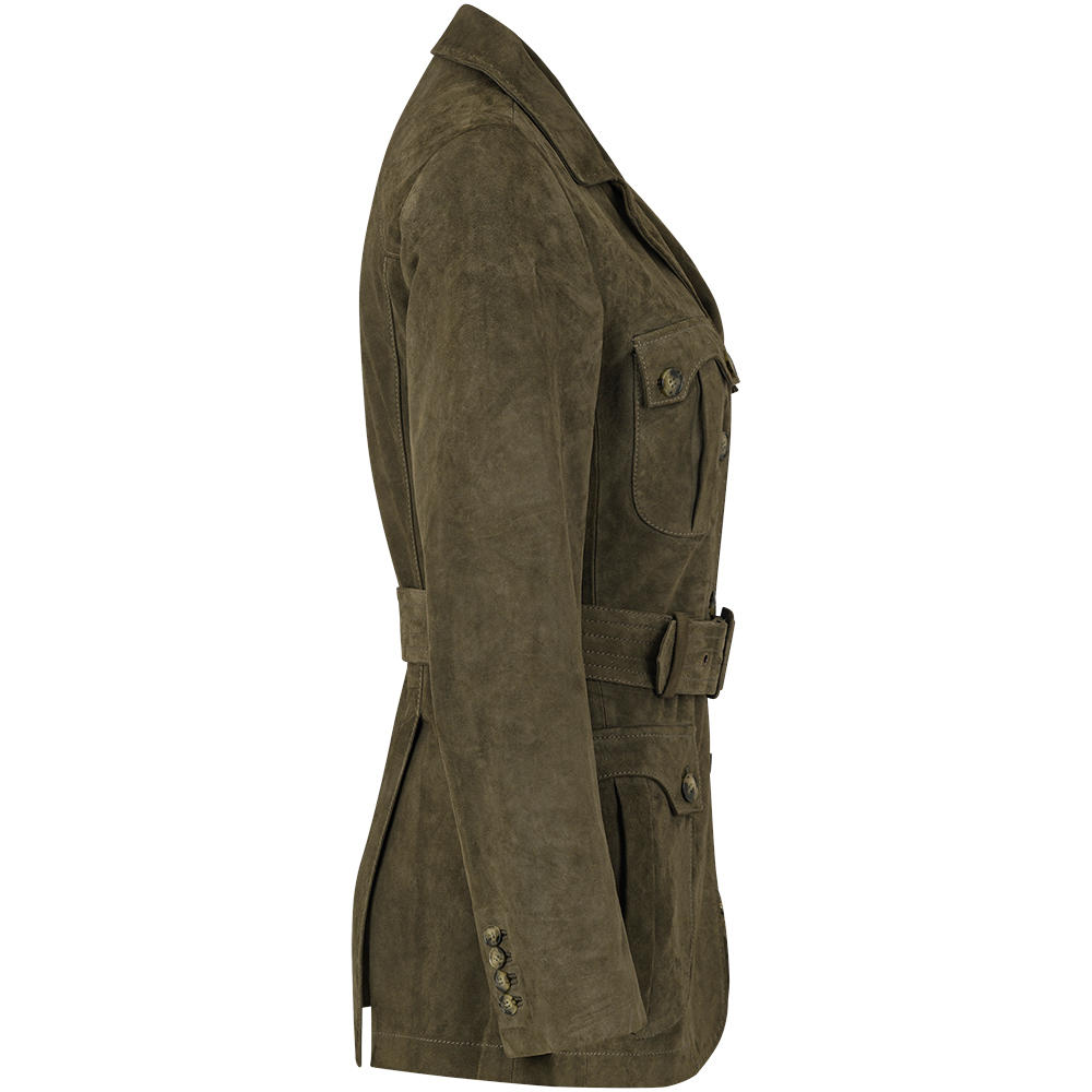 Damen Leder-Safari Jacke »Diplomate Lady«