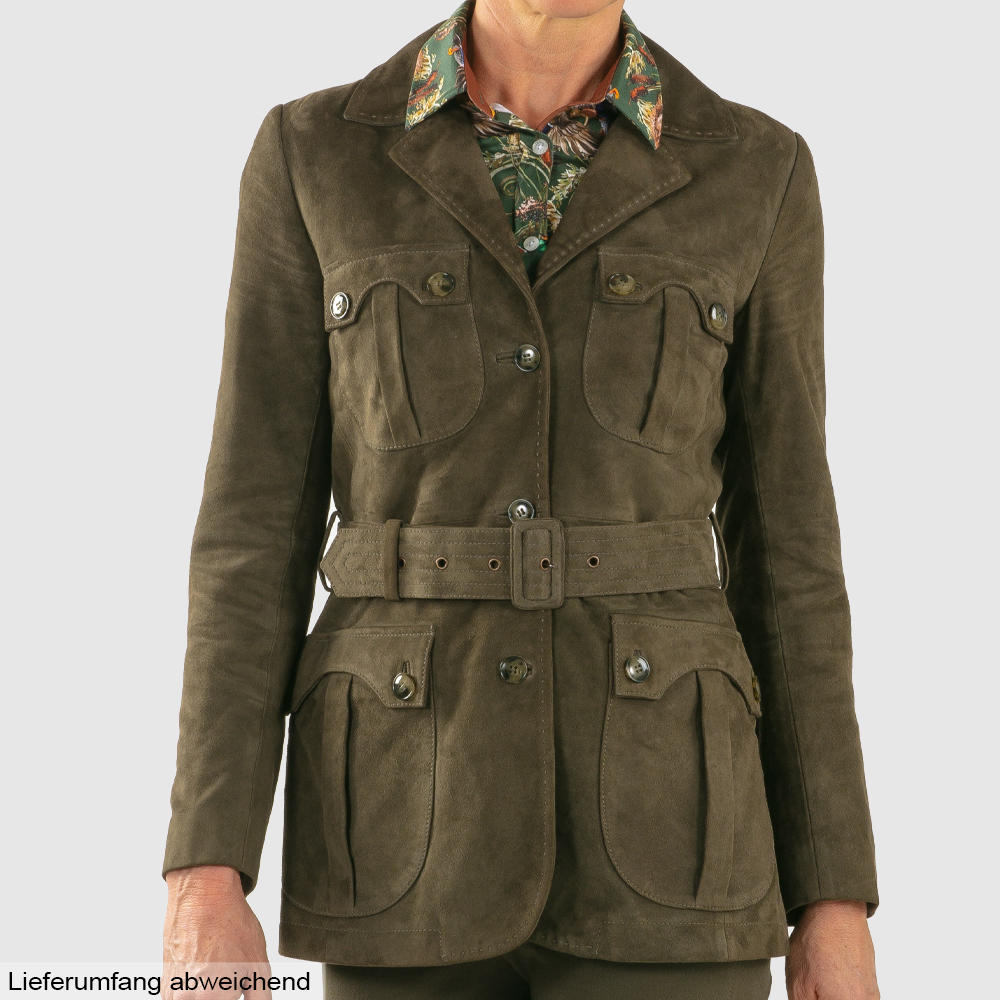 Damen Leder-Safari Jacke »Diplomate Lady«