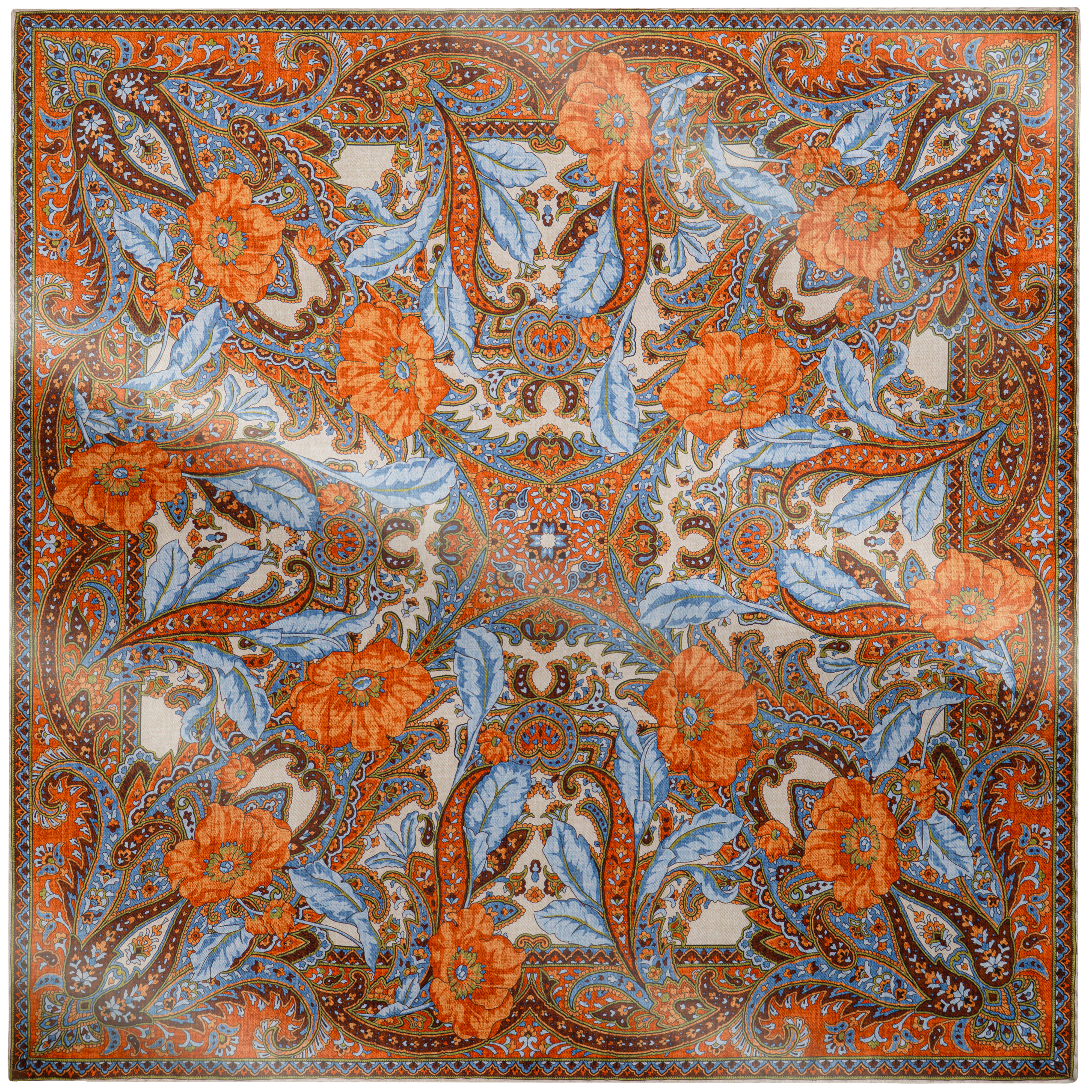 orange/blau
