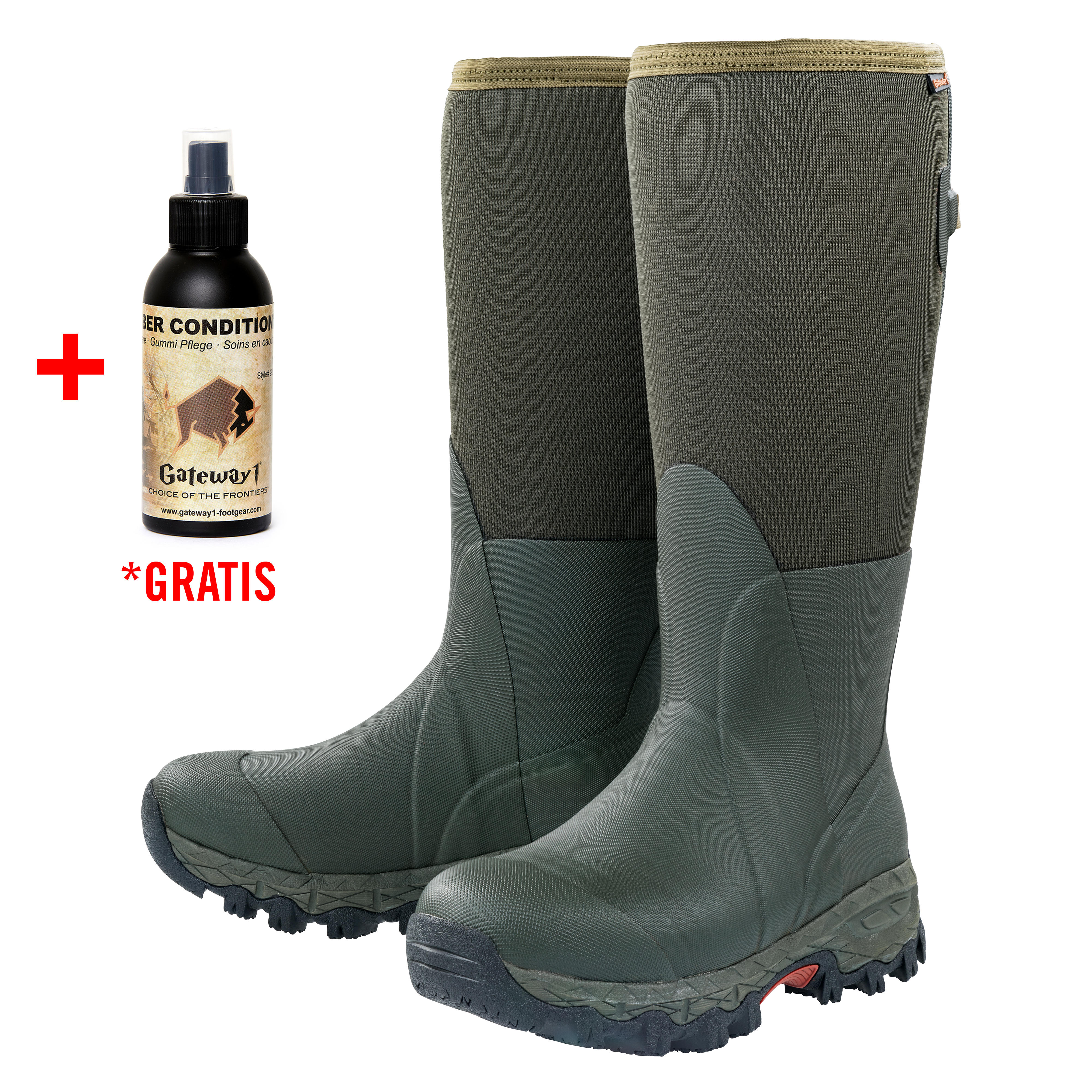 Gateway1 Gummistiefel Woodbeater 18" 7mm