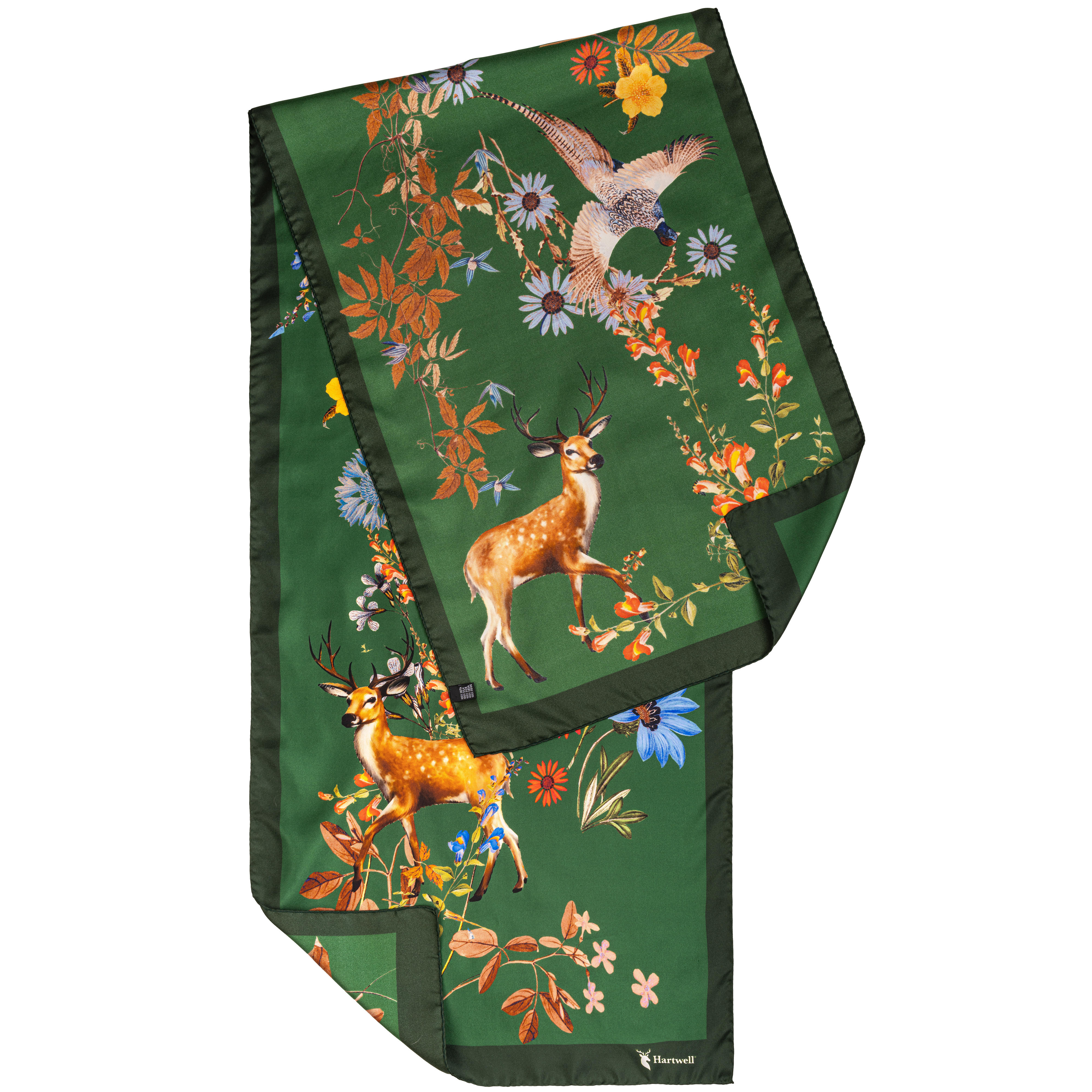 Hartwell »Sabrina« Silk Scarf, Green