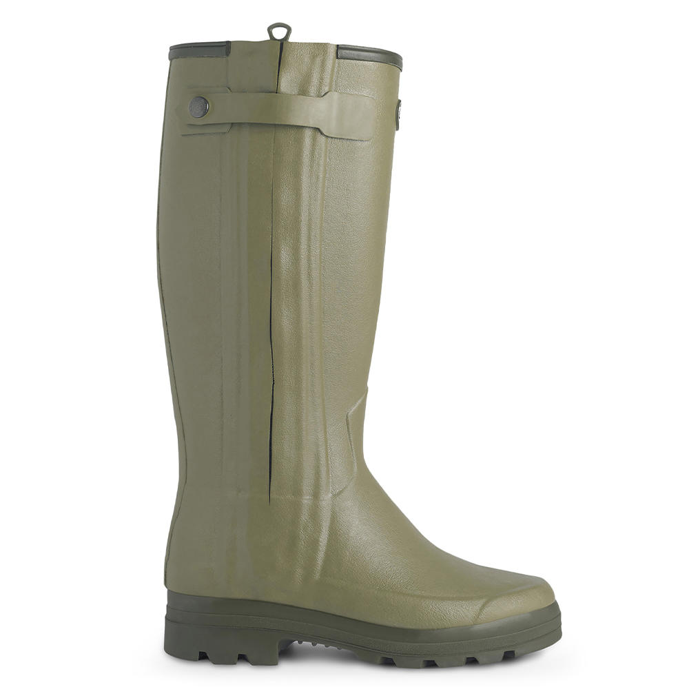 Le Chameau Herren-Gummistiefel Chasseur, Neoprenfutter