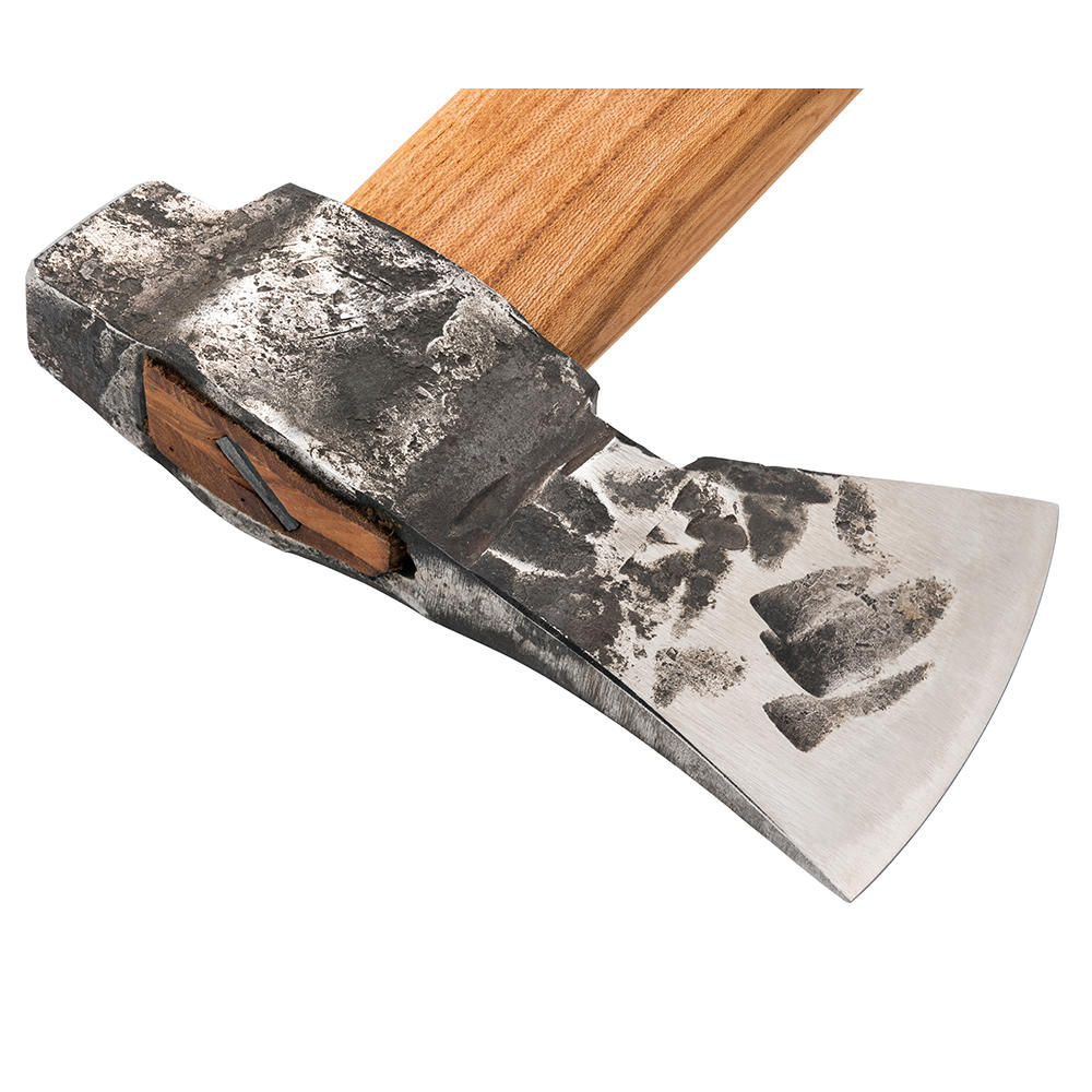 DICTUM® Bushman Axt mit Filzscheide und Diamantschärfer-Set