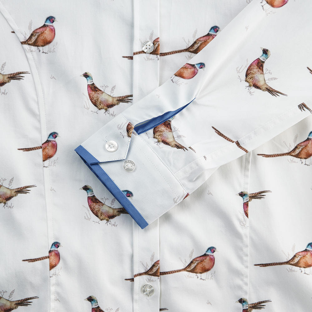 Hartwell »Layla« Ladies Shirt, »Pheasant 2«, White