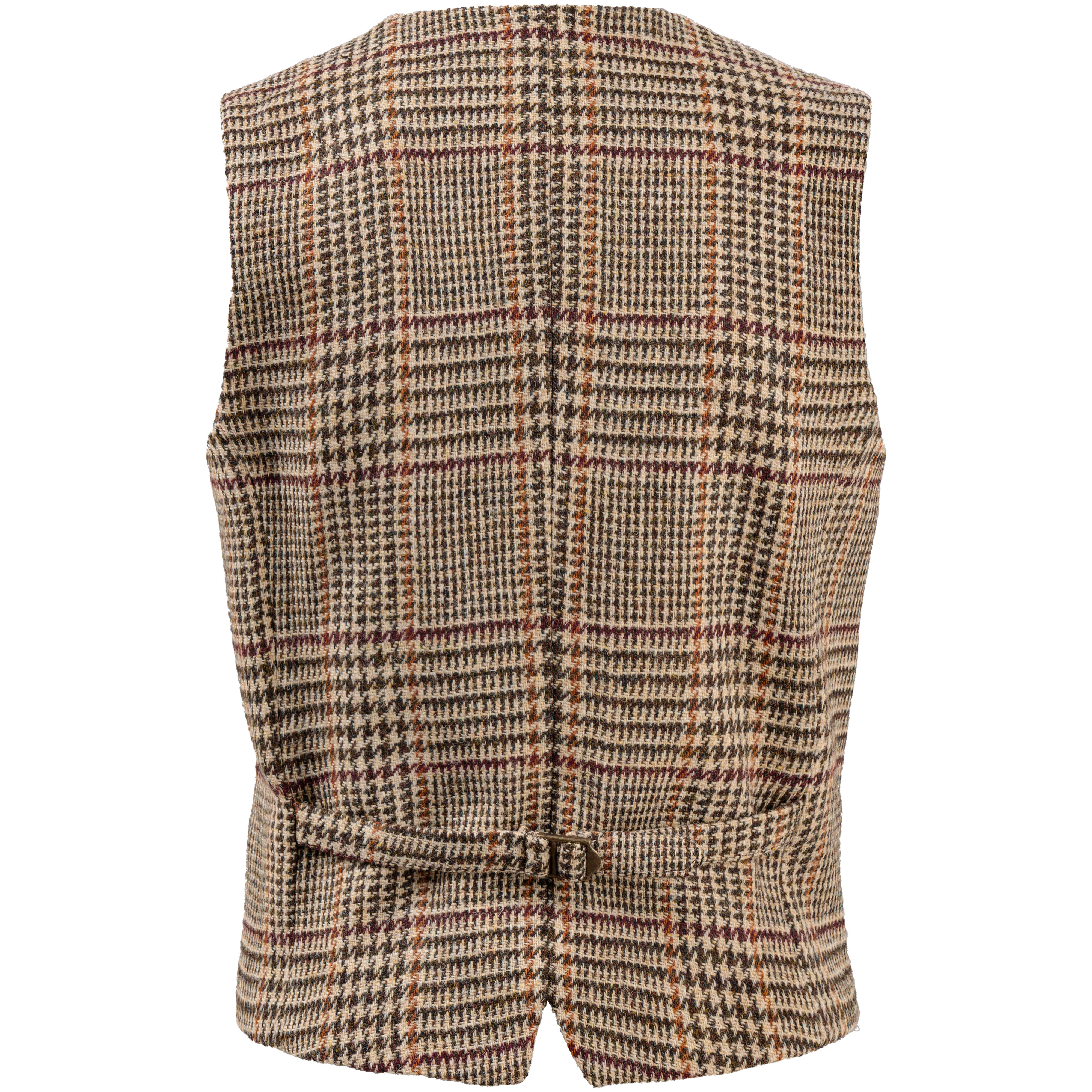 Gilet en tweed pour femme » Eve «, motif pied-de-poule