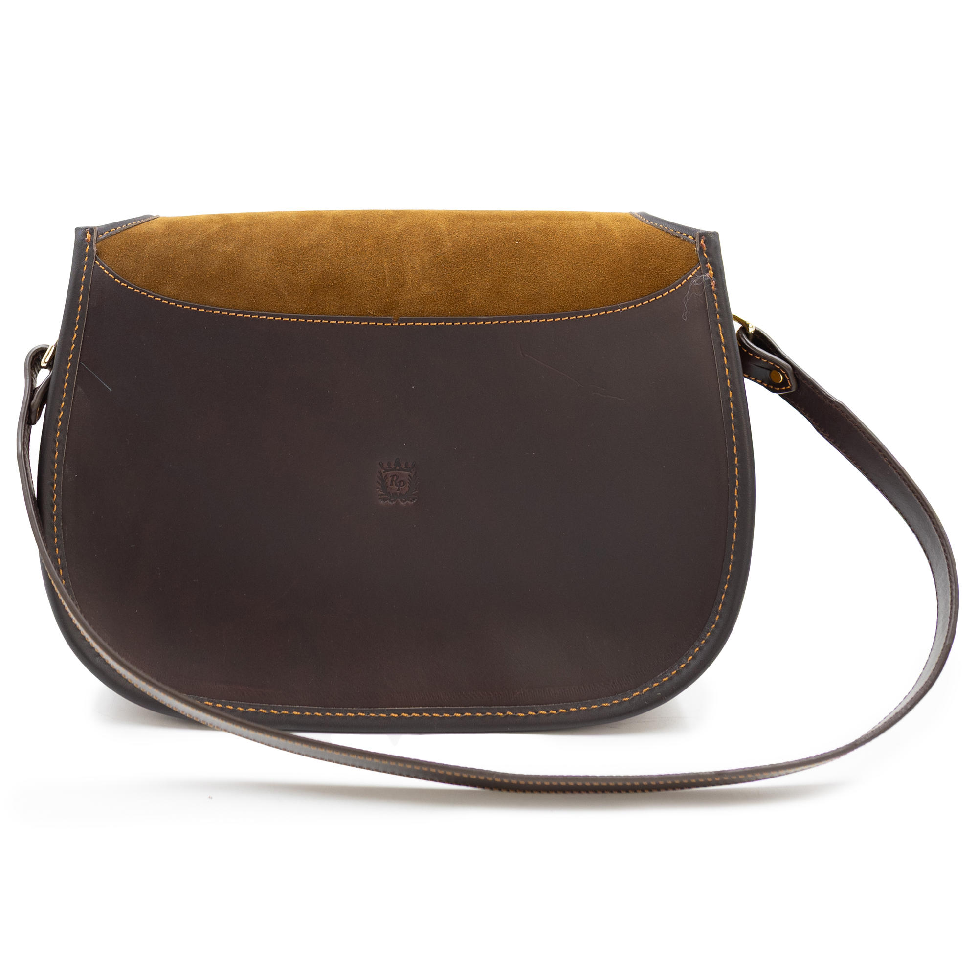 Rey Pavón Leder Tasche, cognac/braun