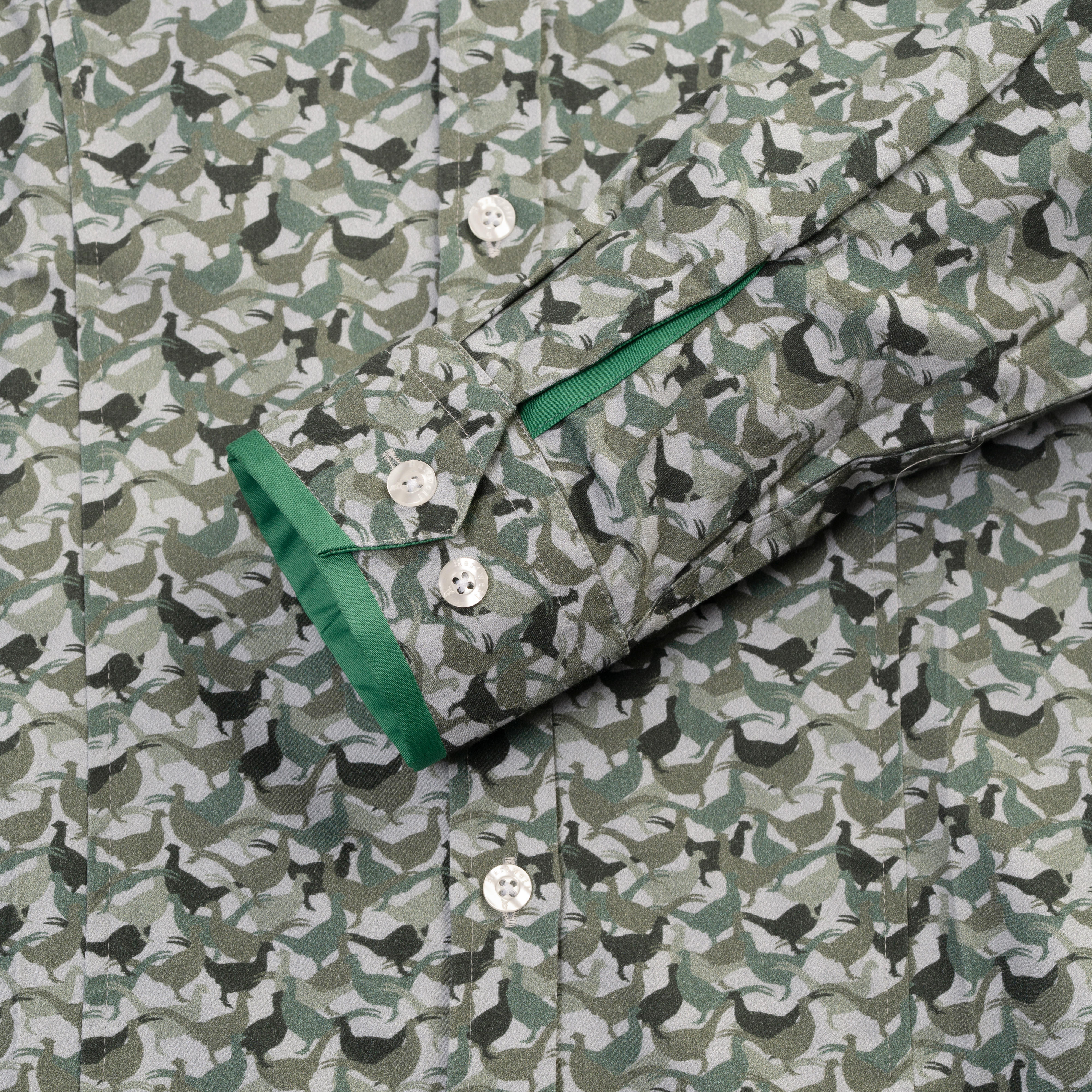 Hartwell »Layla« Ladies’ Blouse, Green, Pheasants