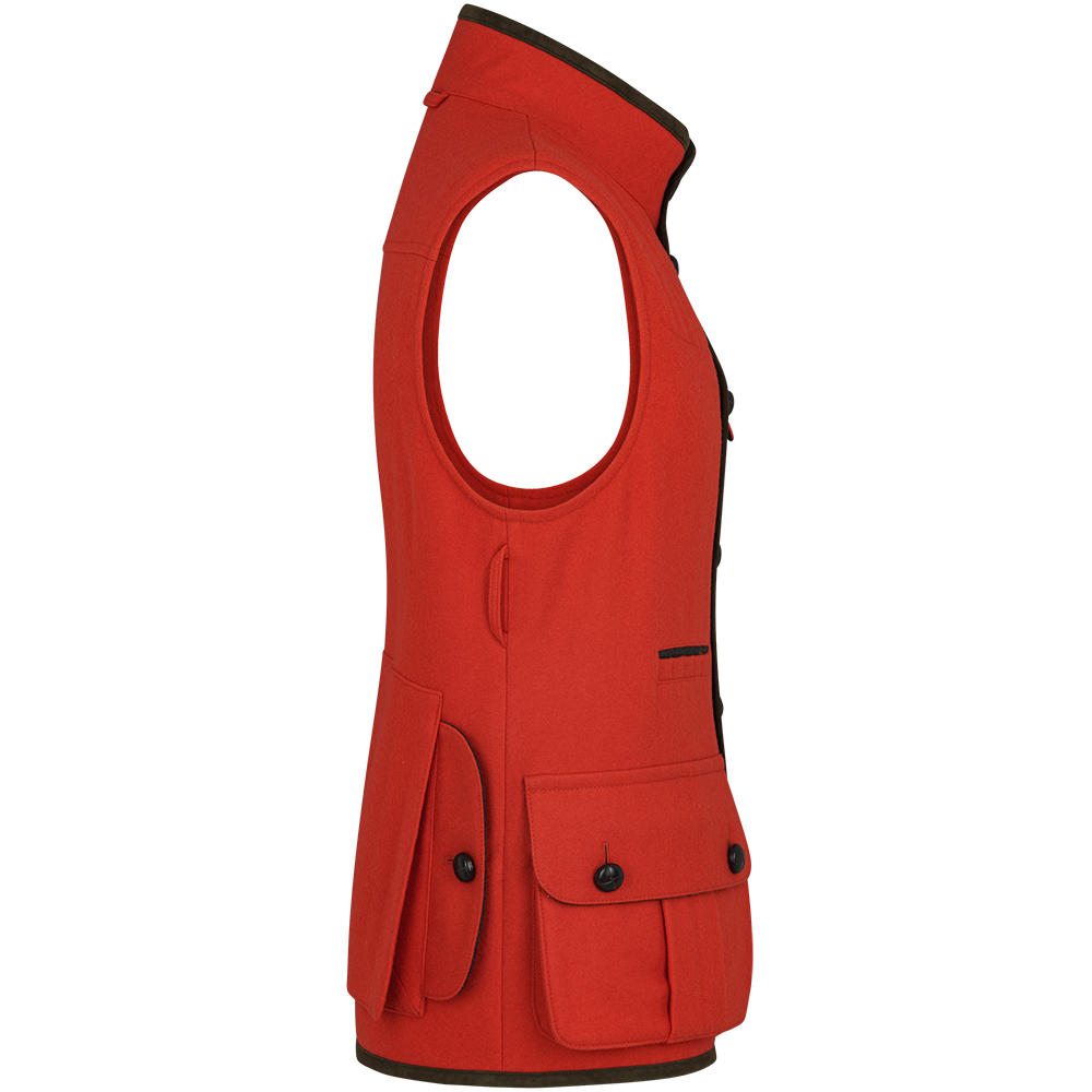 Gilet pour homme Habsburg » Ambros «, orange/terre