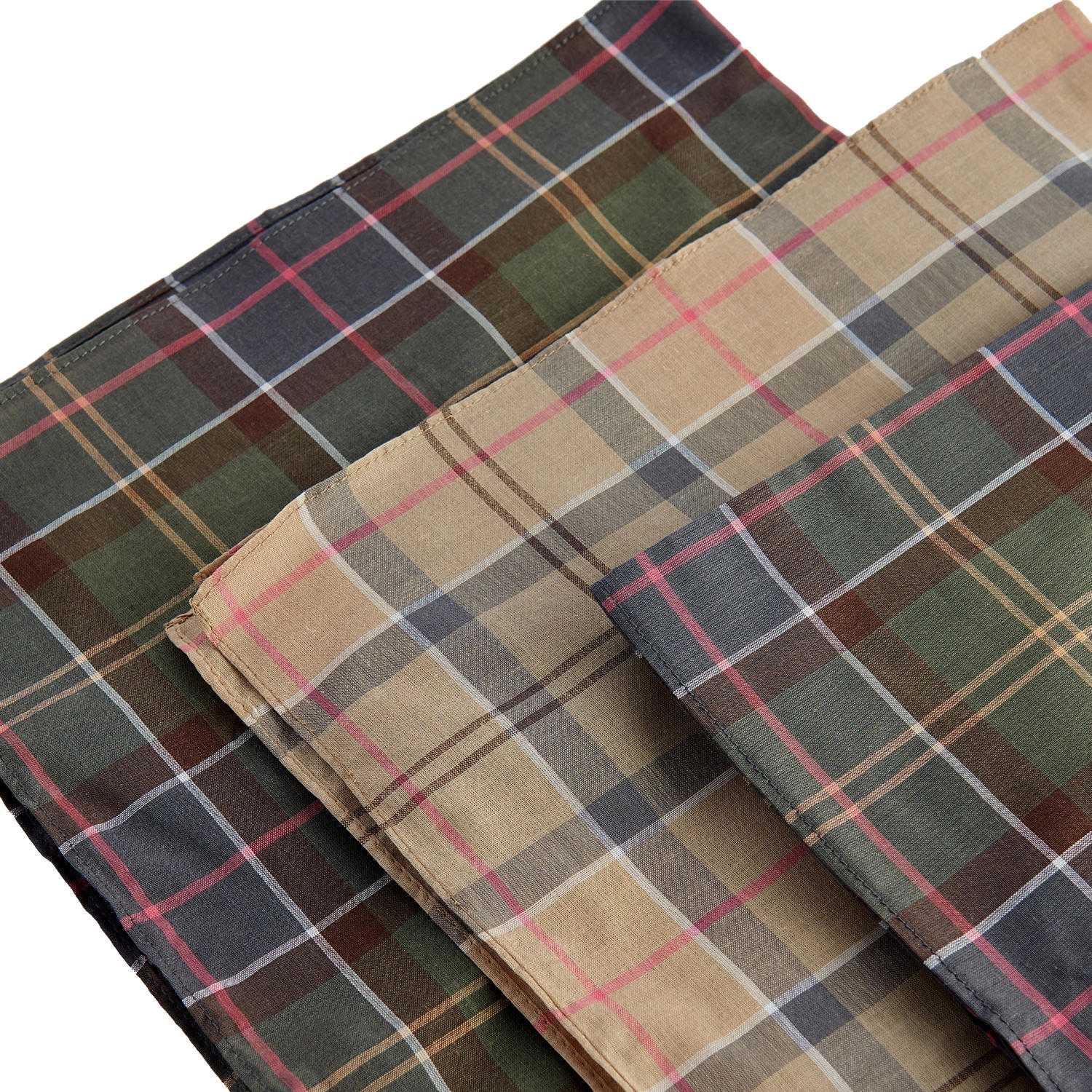 Barbour Handkerchiefs, Box of Three